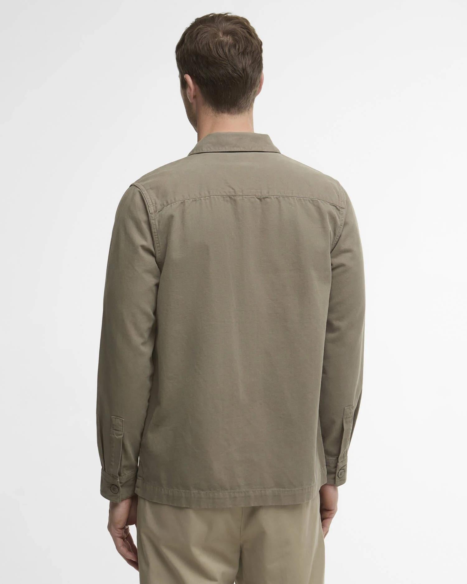 Washed Overshirt - Smokey Olive