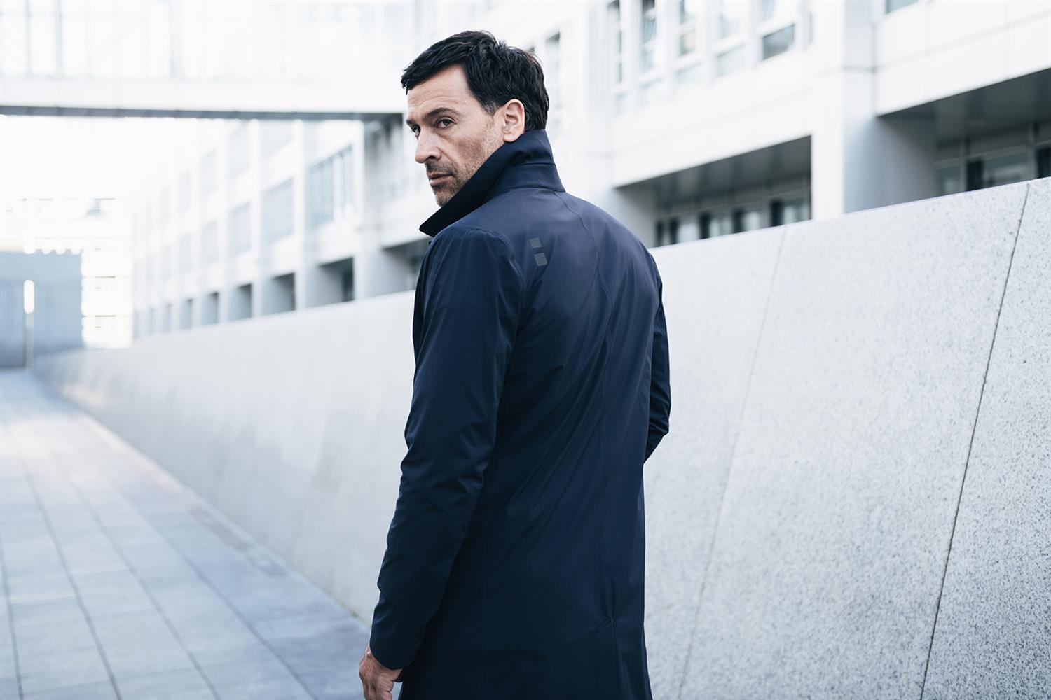 Sky Fall Coat - Navy
