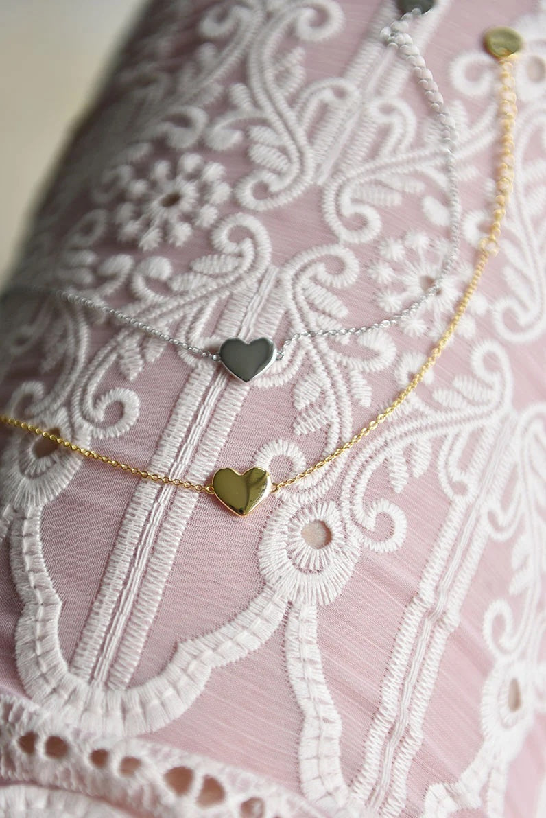 Hjertearmbånd Sølv