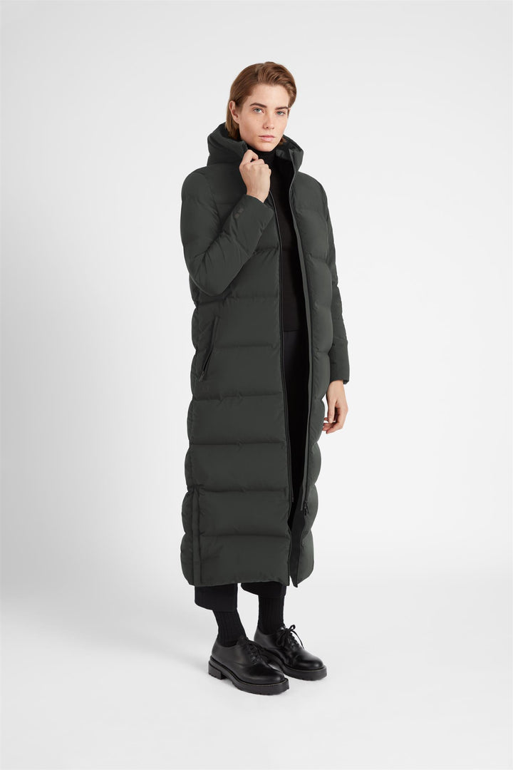 W Infinity Down Coat Night Olive