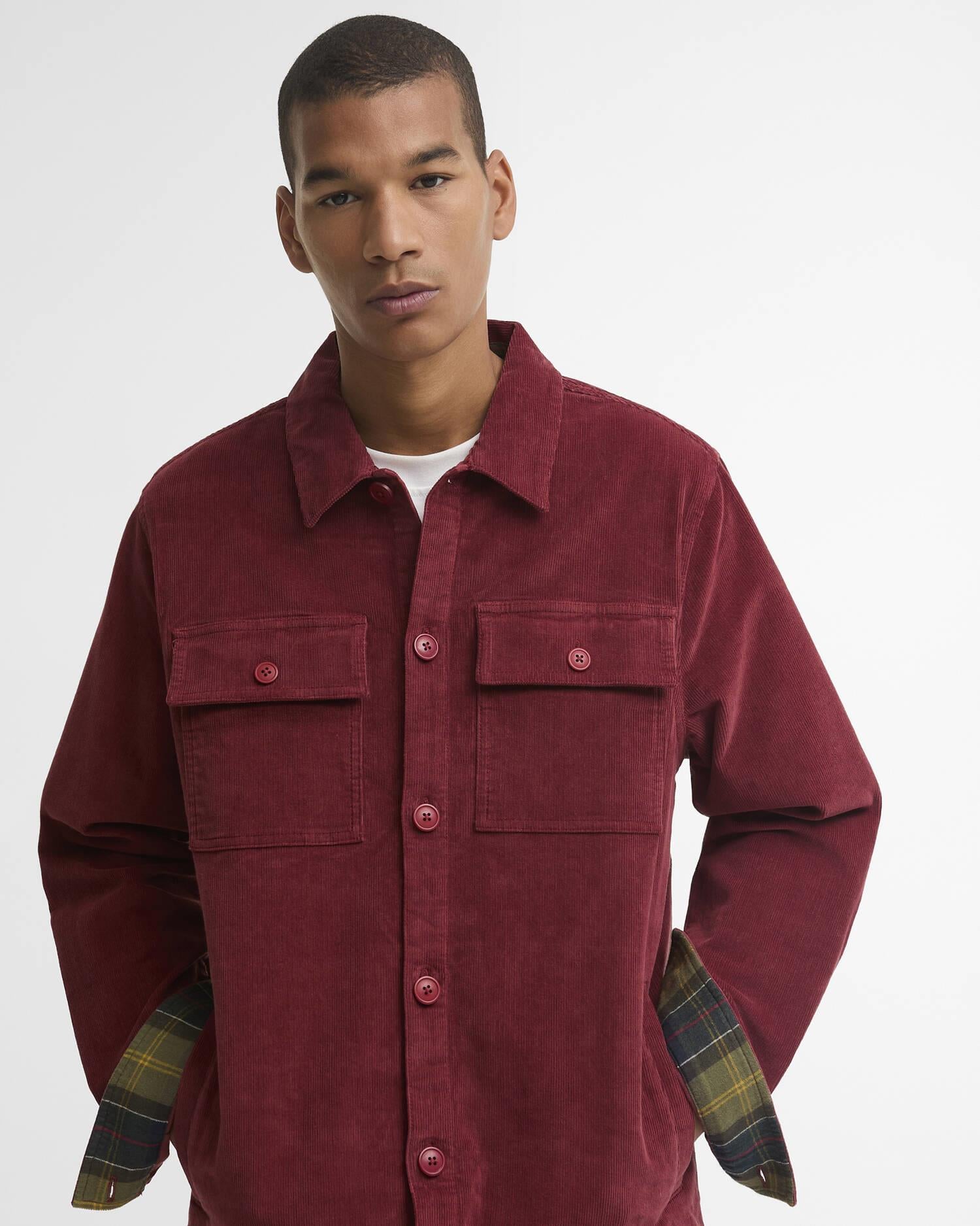 Tartar Trim Overshirt - Amphora