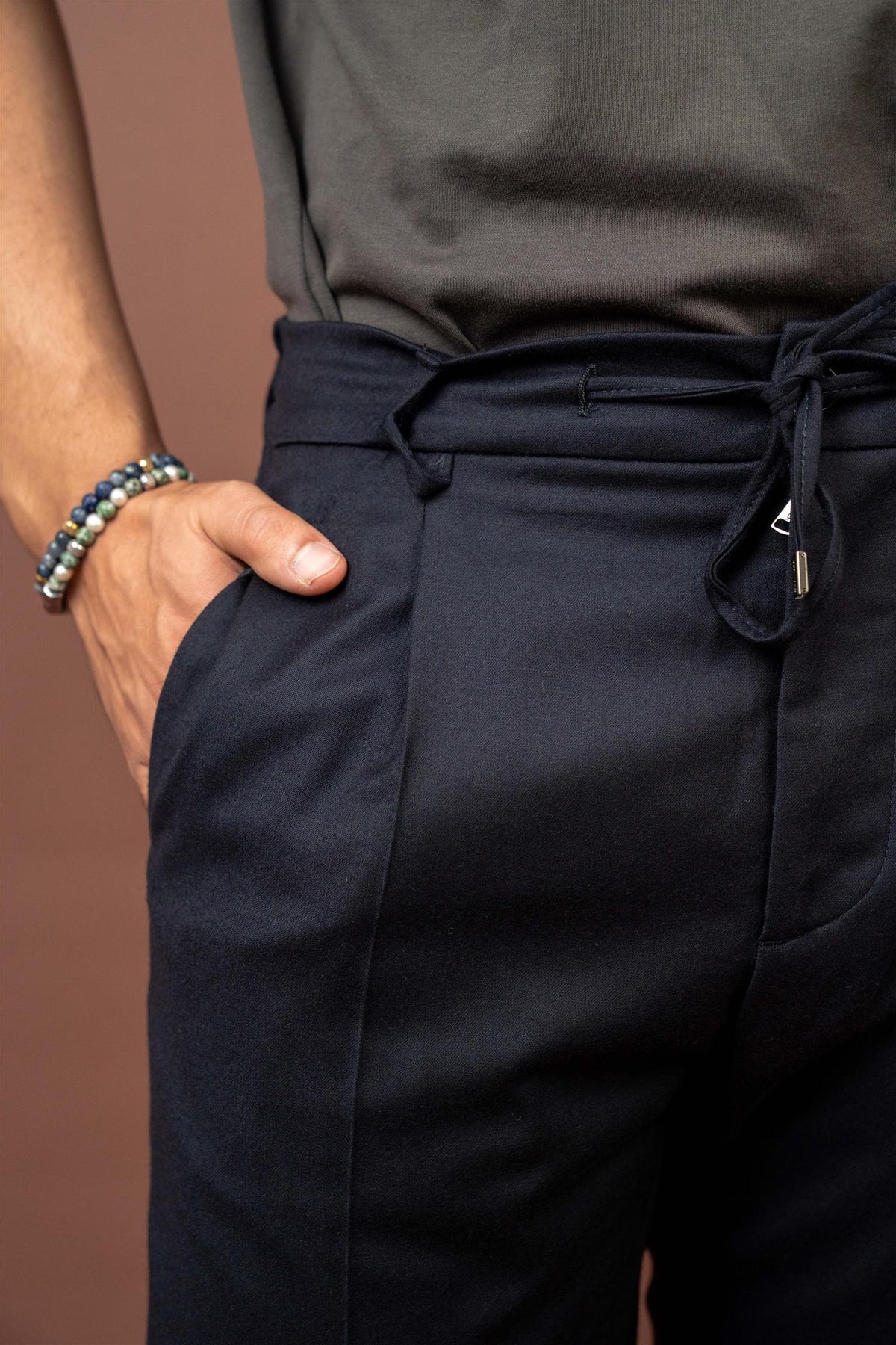 Spiaggia 1P Slik Blend - Navy