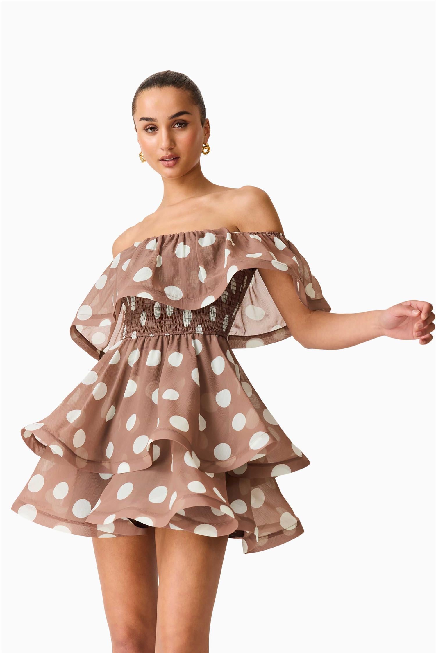 Sola Polka Dot Mini Dress