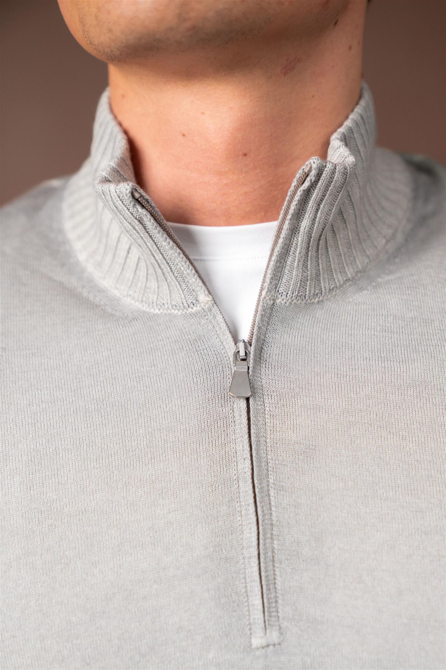Half Zip - Grey