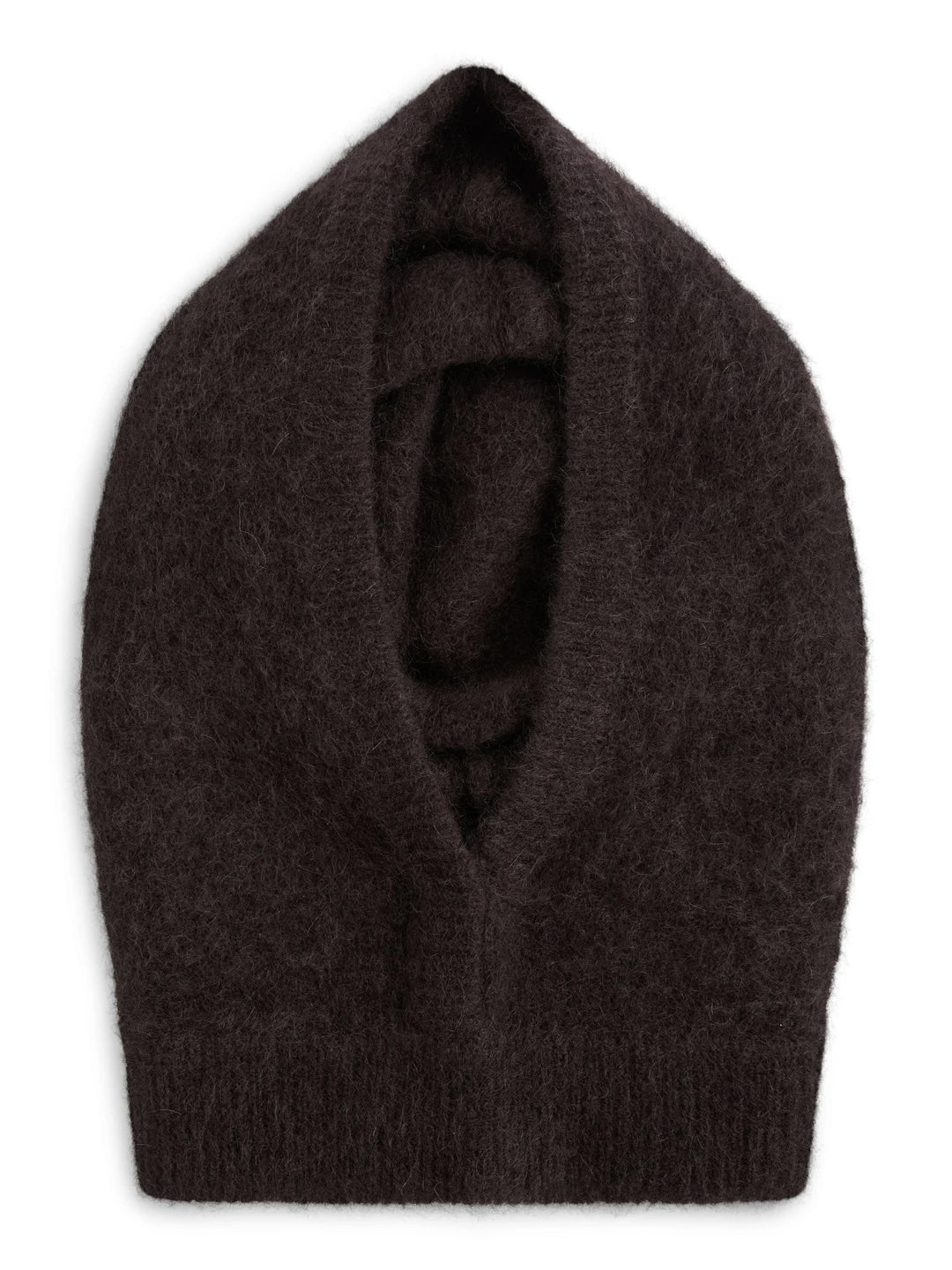 Kajsa Chunky Balaclava - Dark Brown