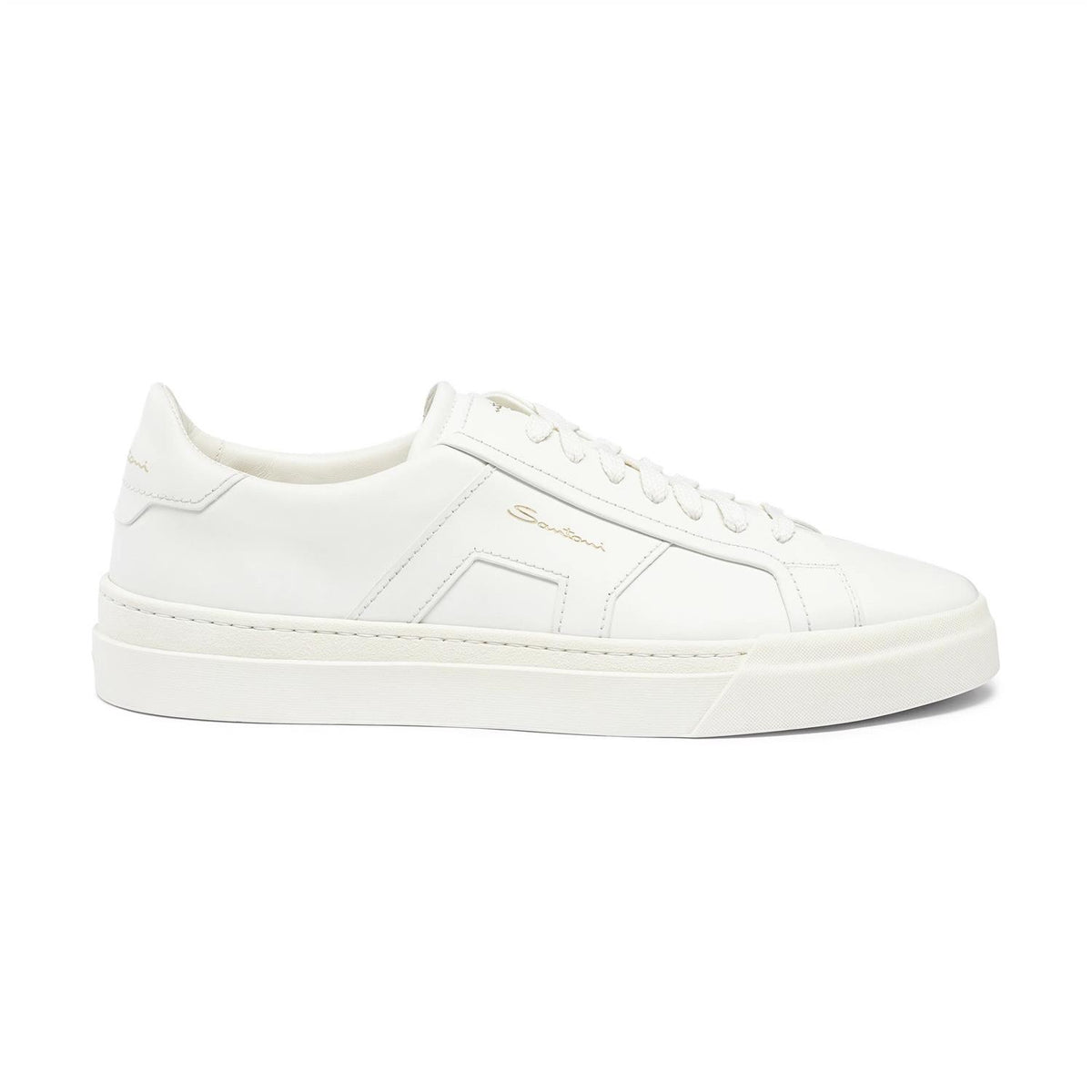 Double Buckle Sneaker - Hvit