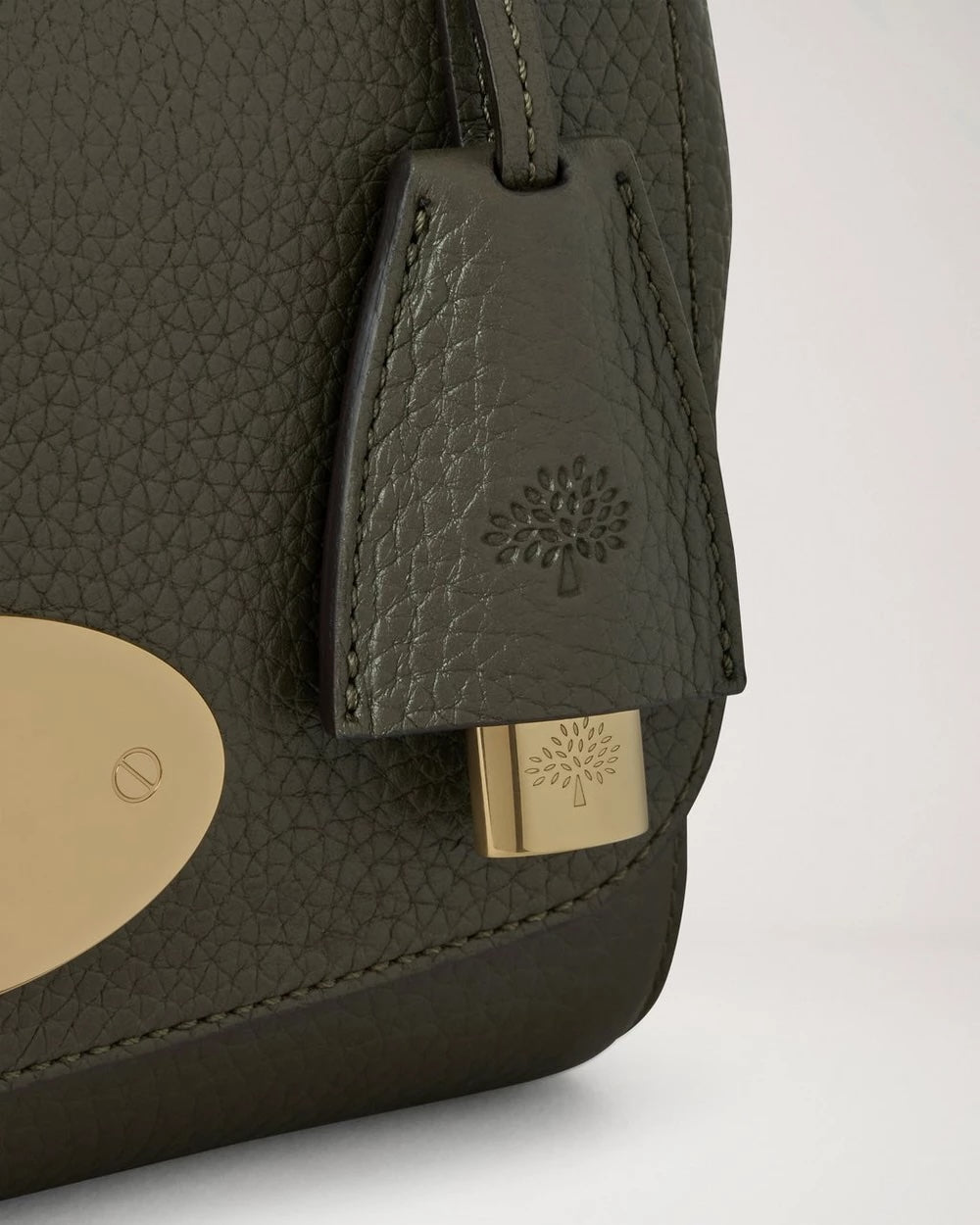 Lily Heavy Grain Juniper Green