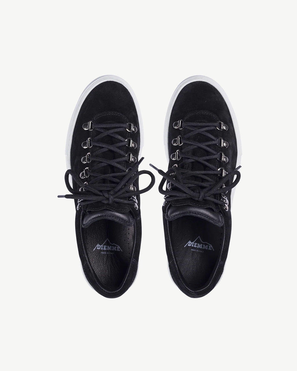 W Marostica Low Platform Suede Black