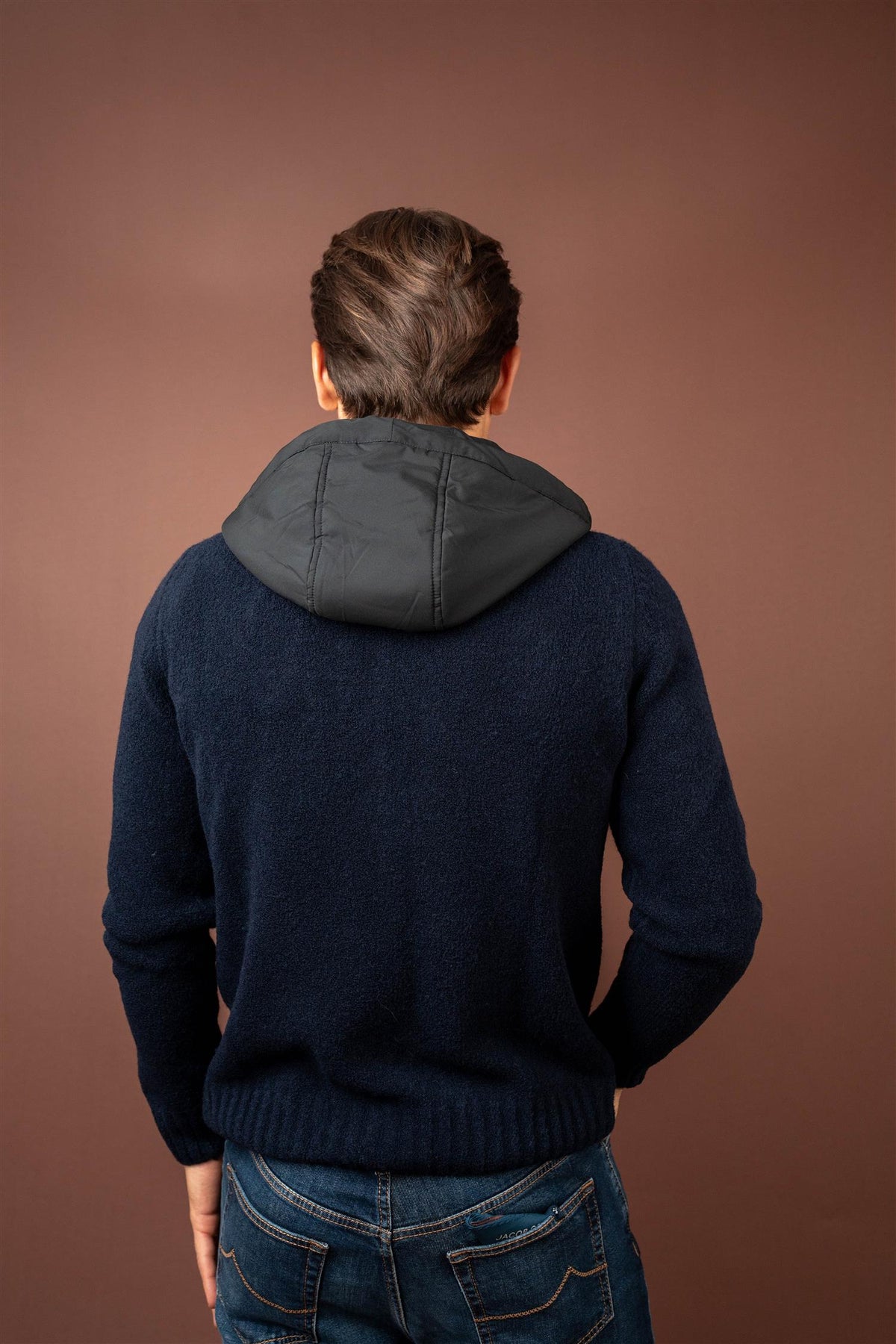 Jacket Nylon Hood - Navy