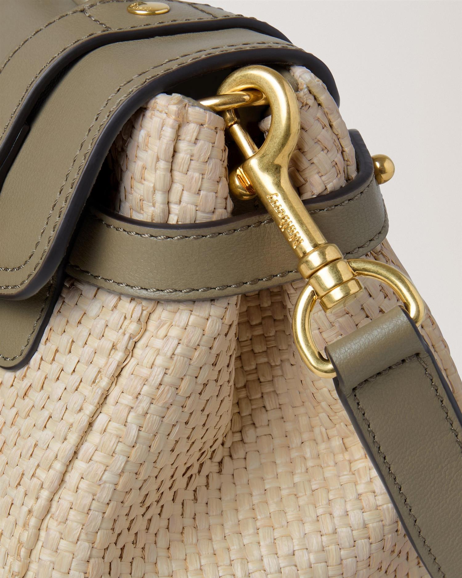 Mini Alexa Raffia & Leather