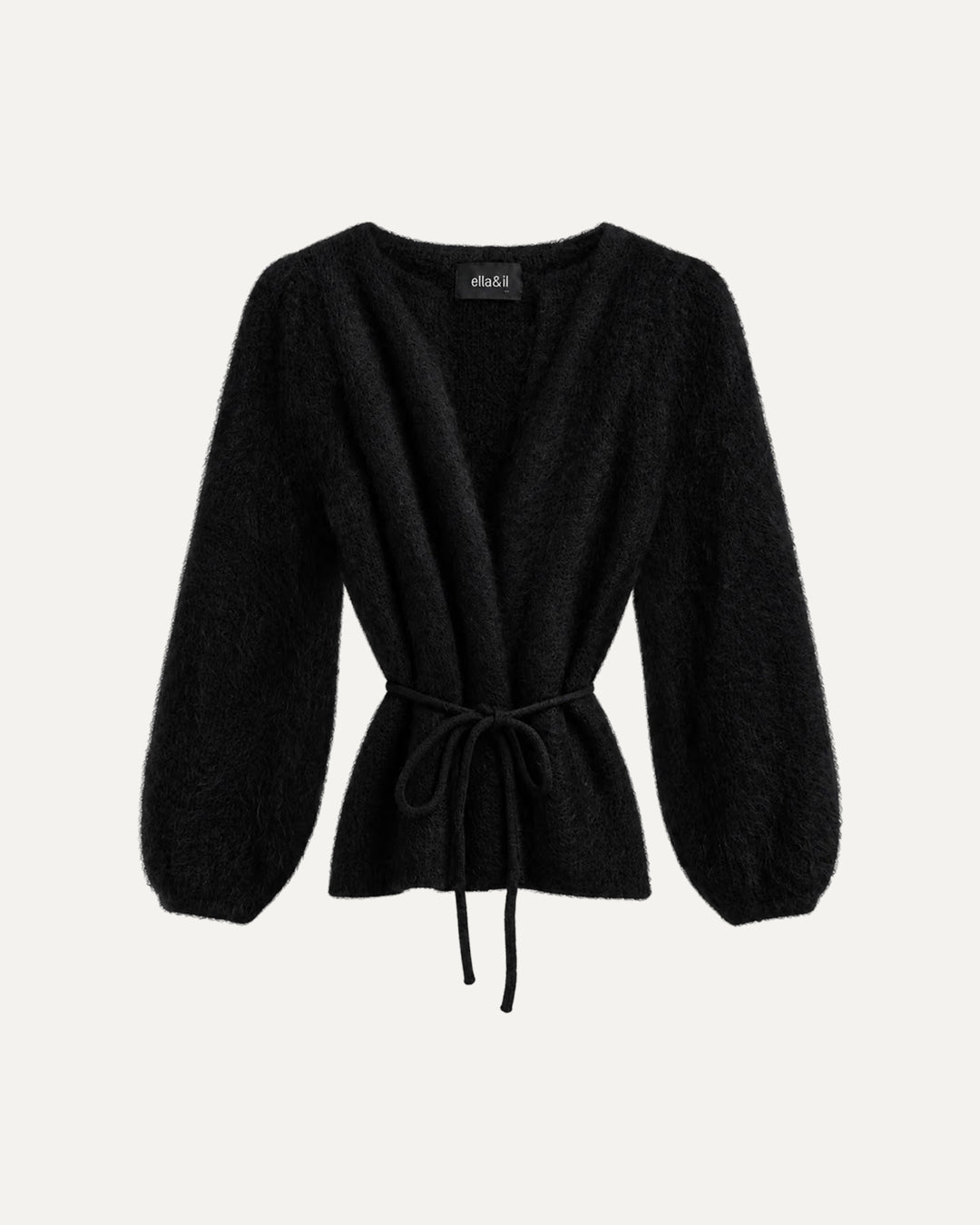 Fredrikke Chunky Cardigan Black