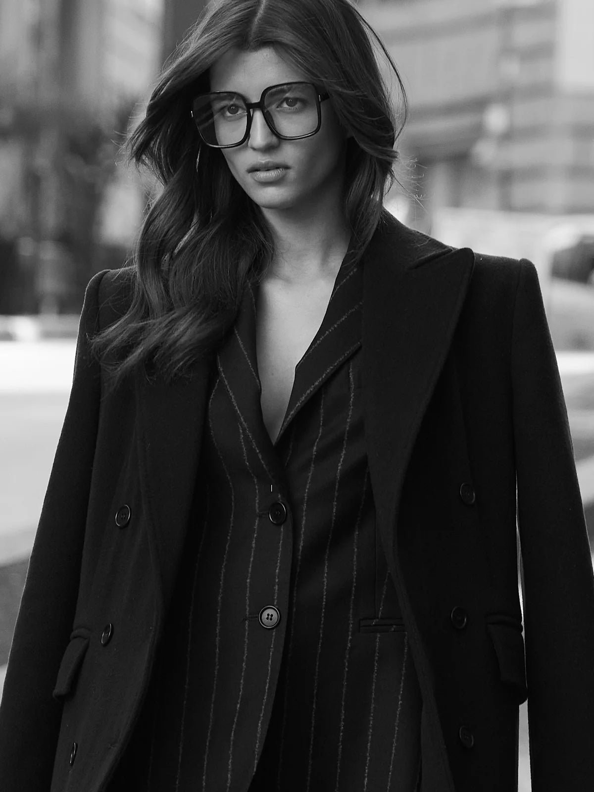 Brette Blazer - Navy/Camel