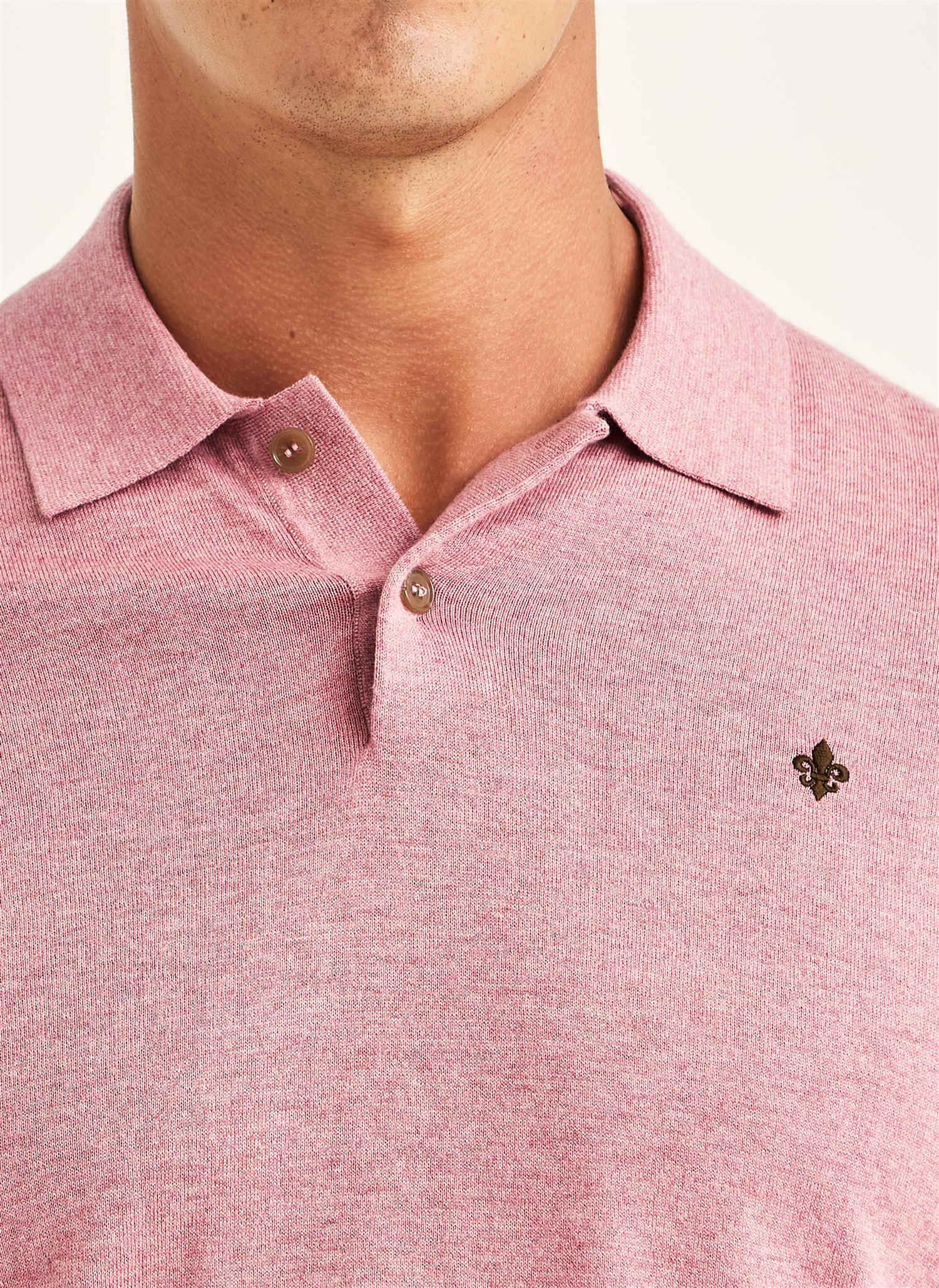 Riley SS Polo - Pink