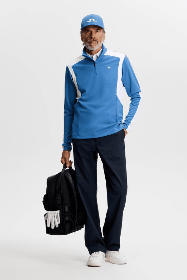 Lukas Quarter Zip Mid Layer - Blå