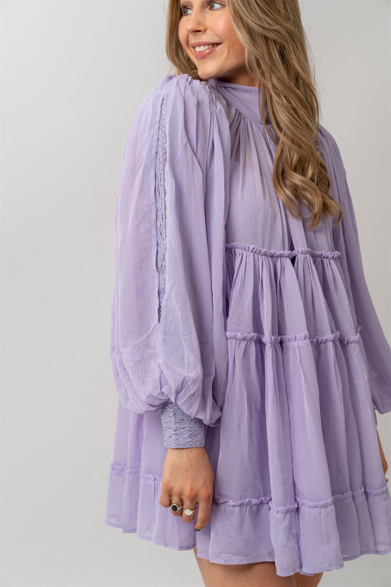 Chiffon Shift Dress