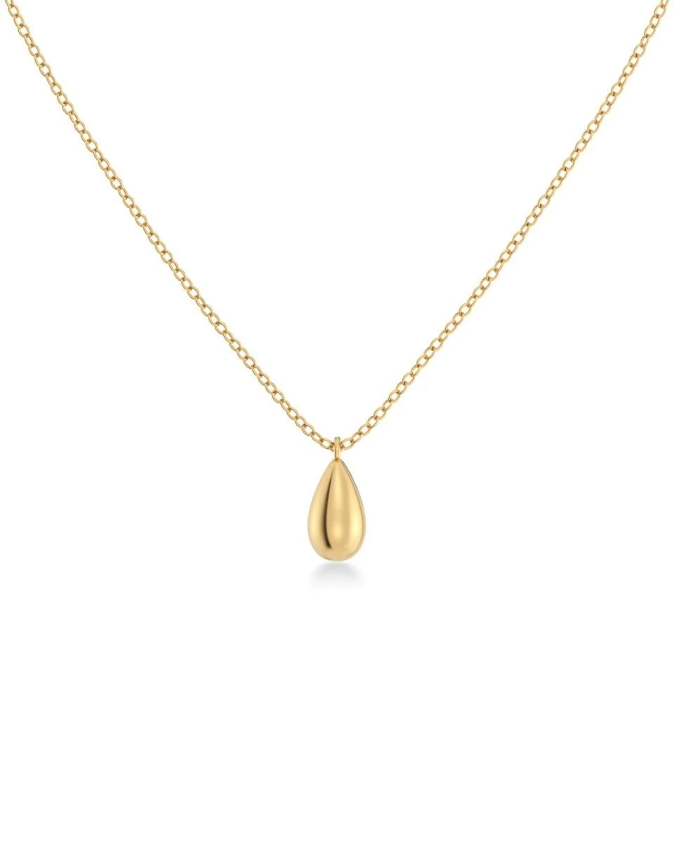 Drop Mini Necklace Gold