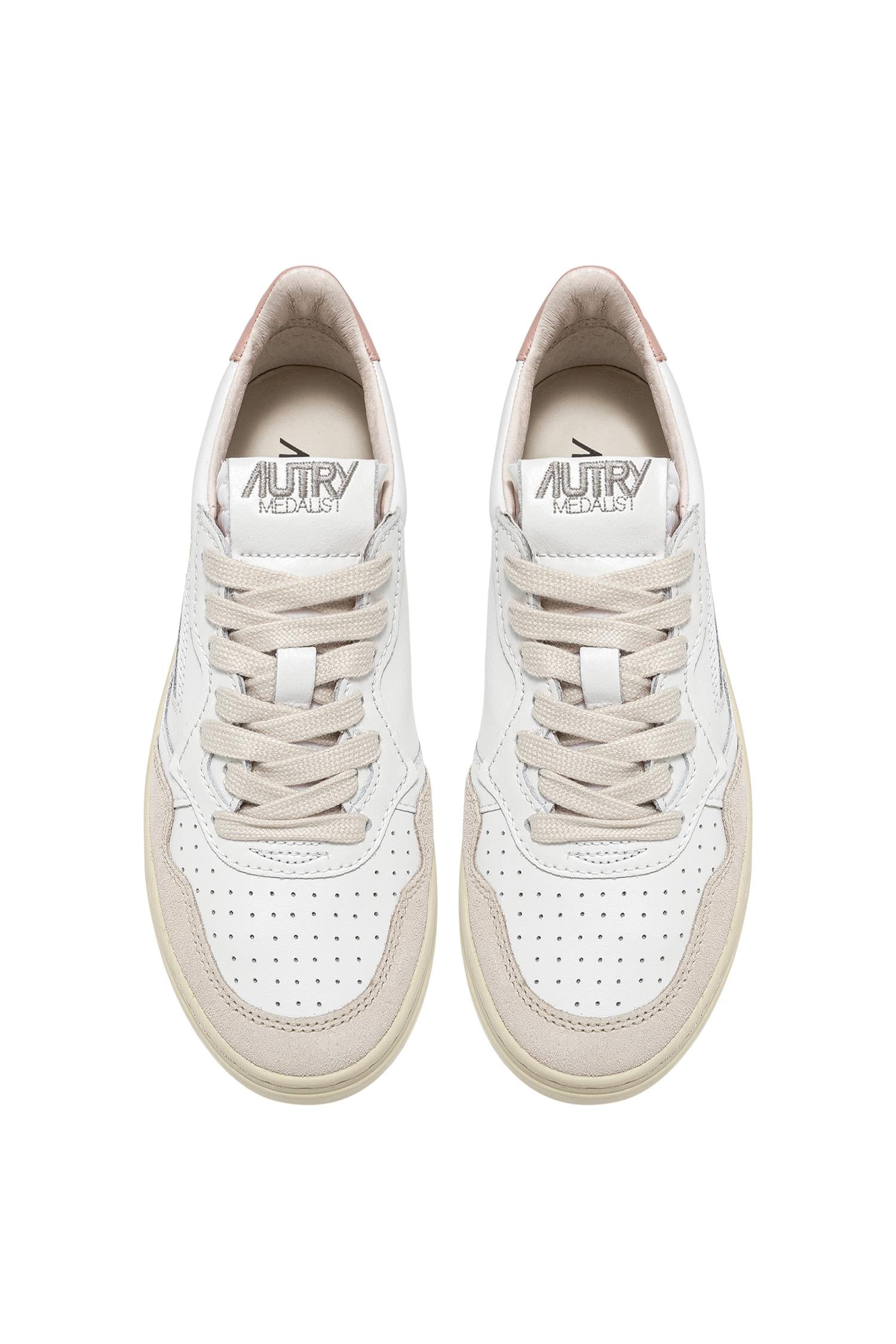 Medalist Low Woman Leather Suede