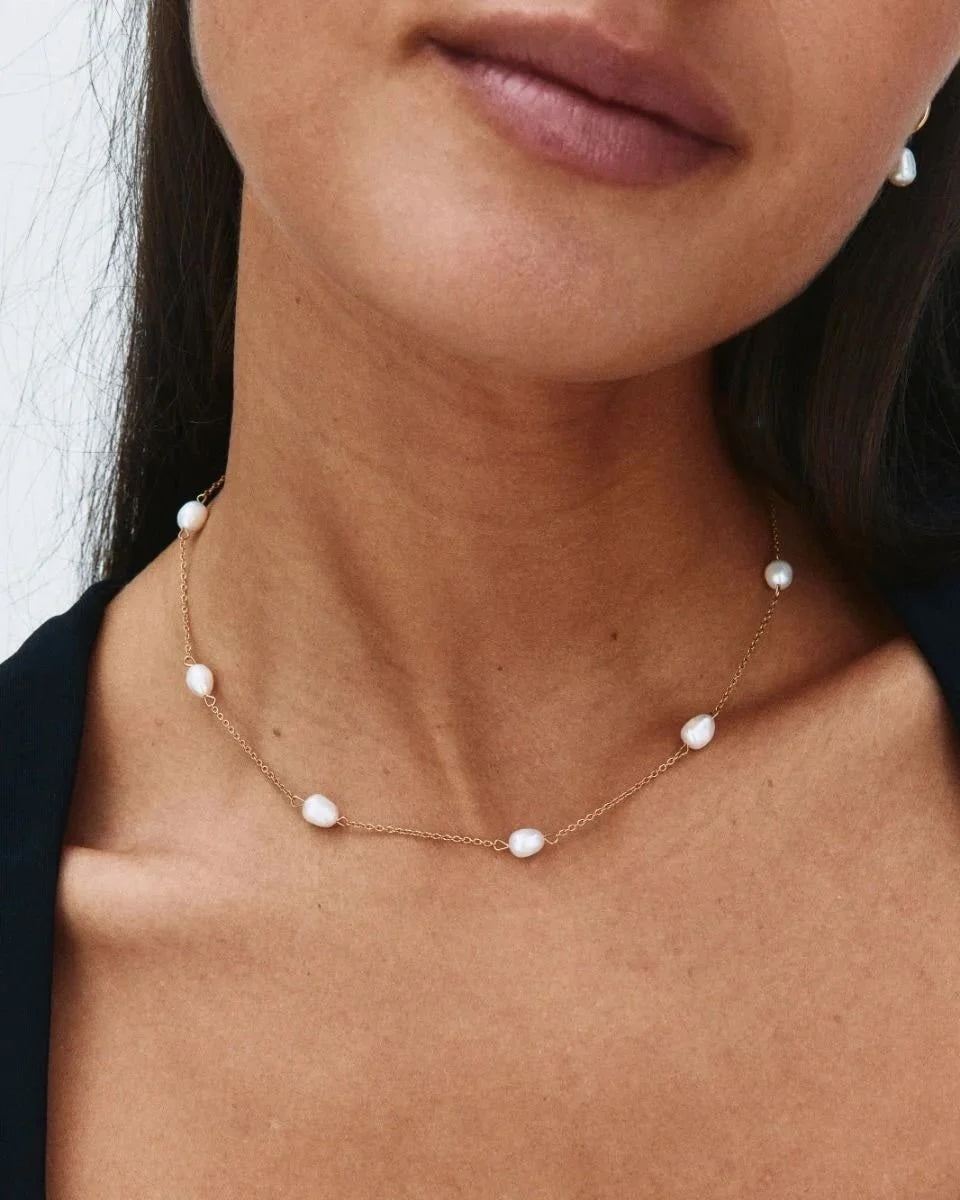 Perla Necklace Multi Gold