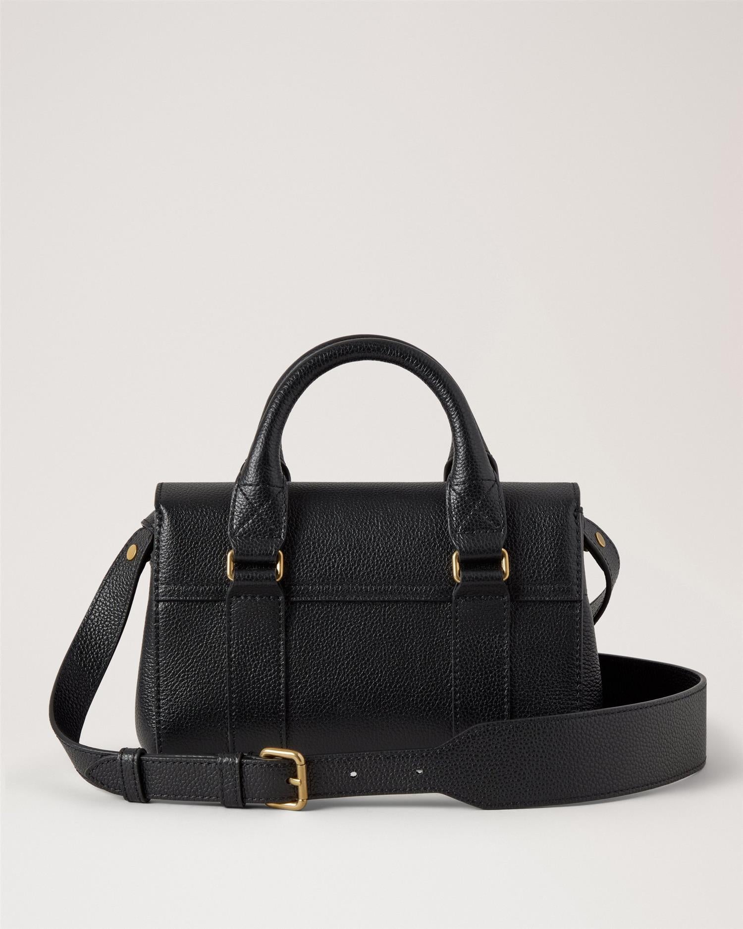 Mini Heritage Bayswater Small Classic Grain Black