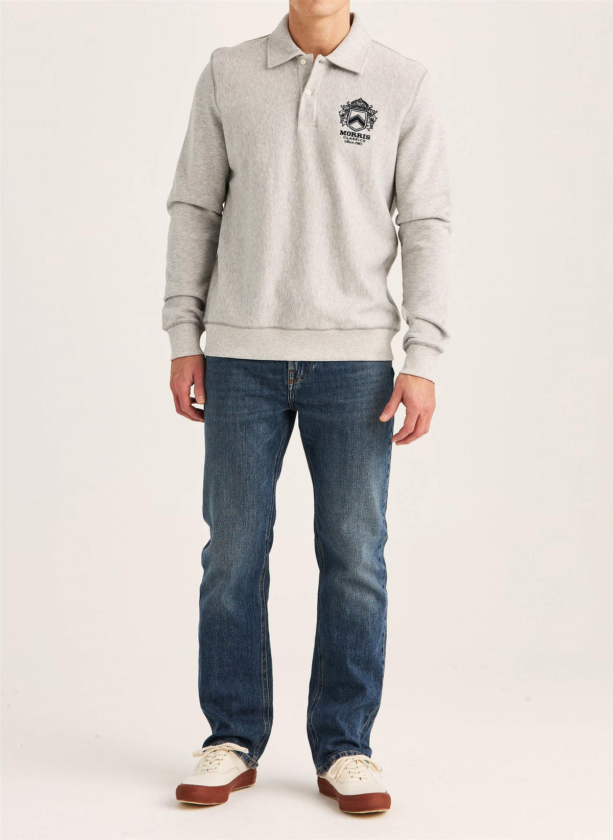 Winston Polo Sweatshirt - Grey