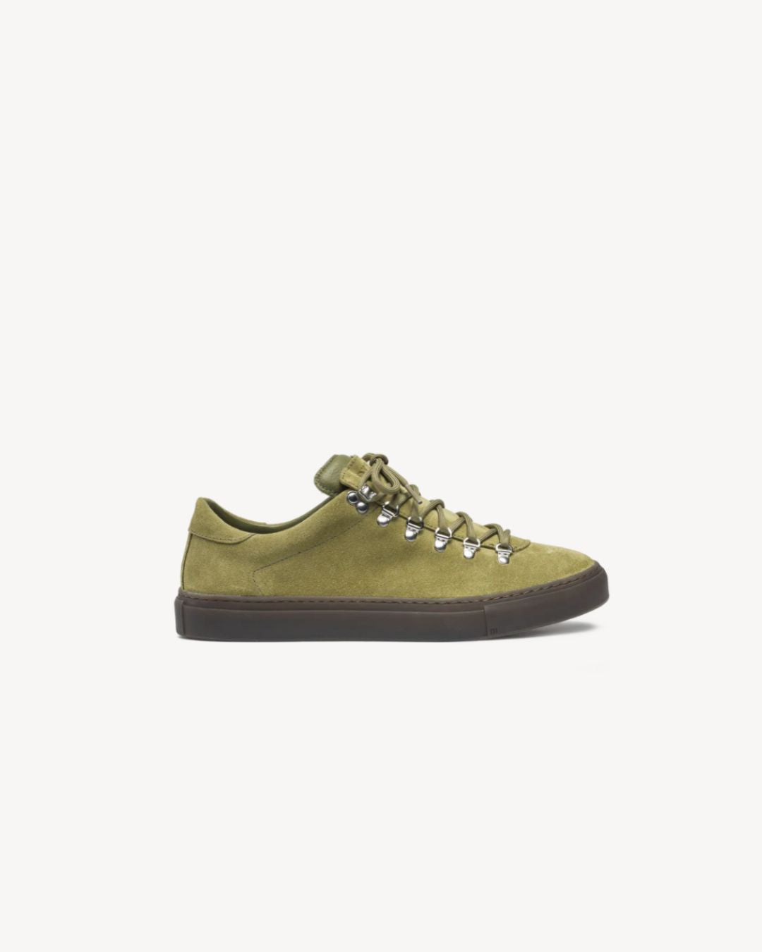 Marostica Low - Green Moss Suede
