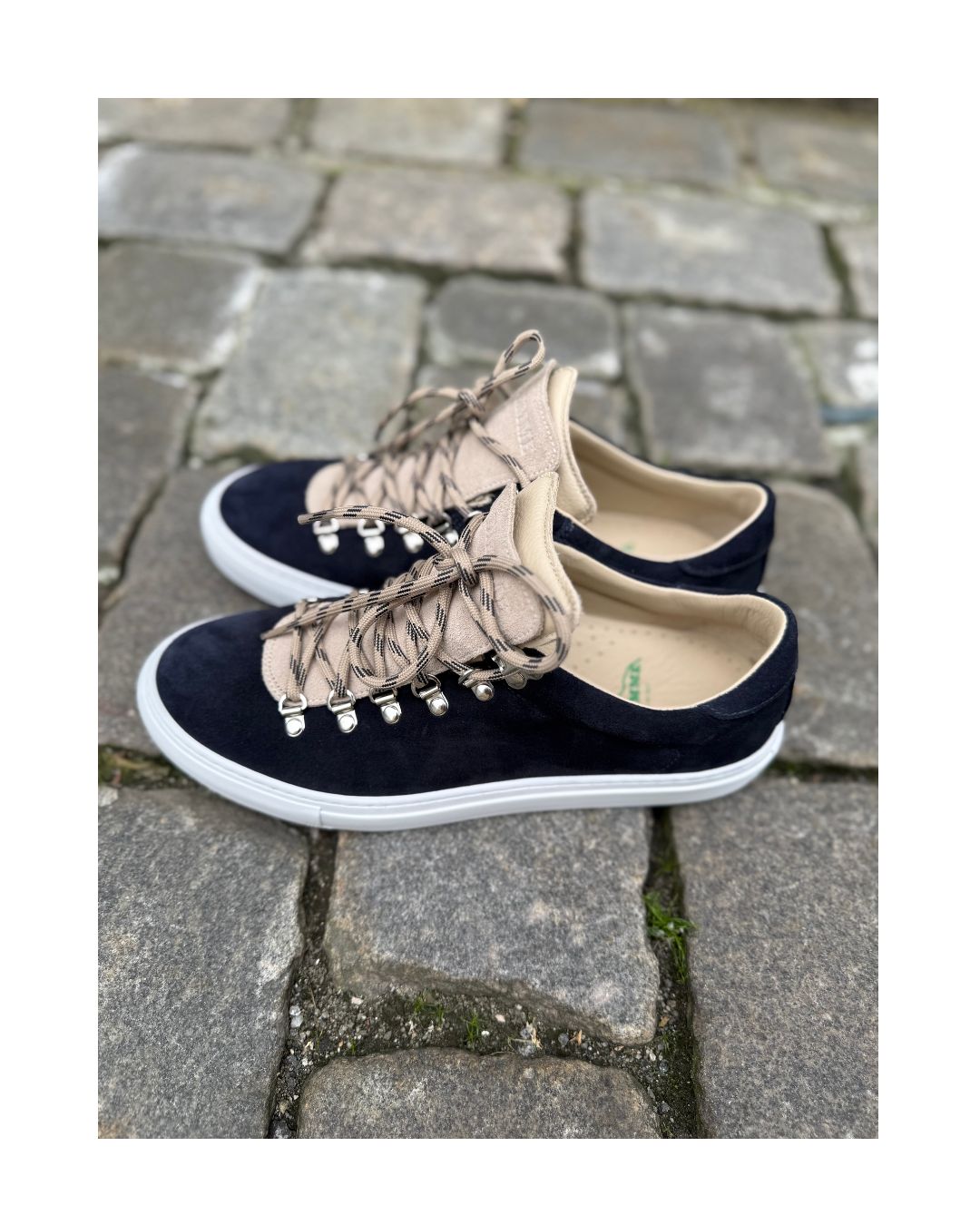 Marostica Low - Navy Suede Mix