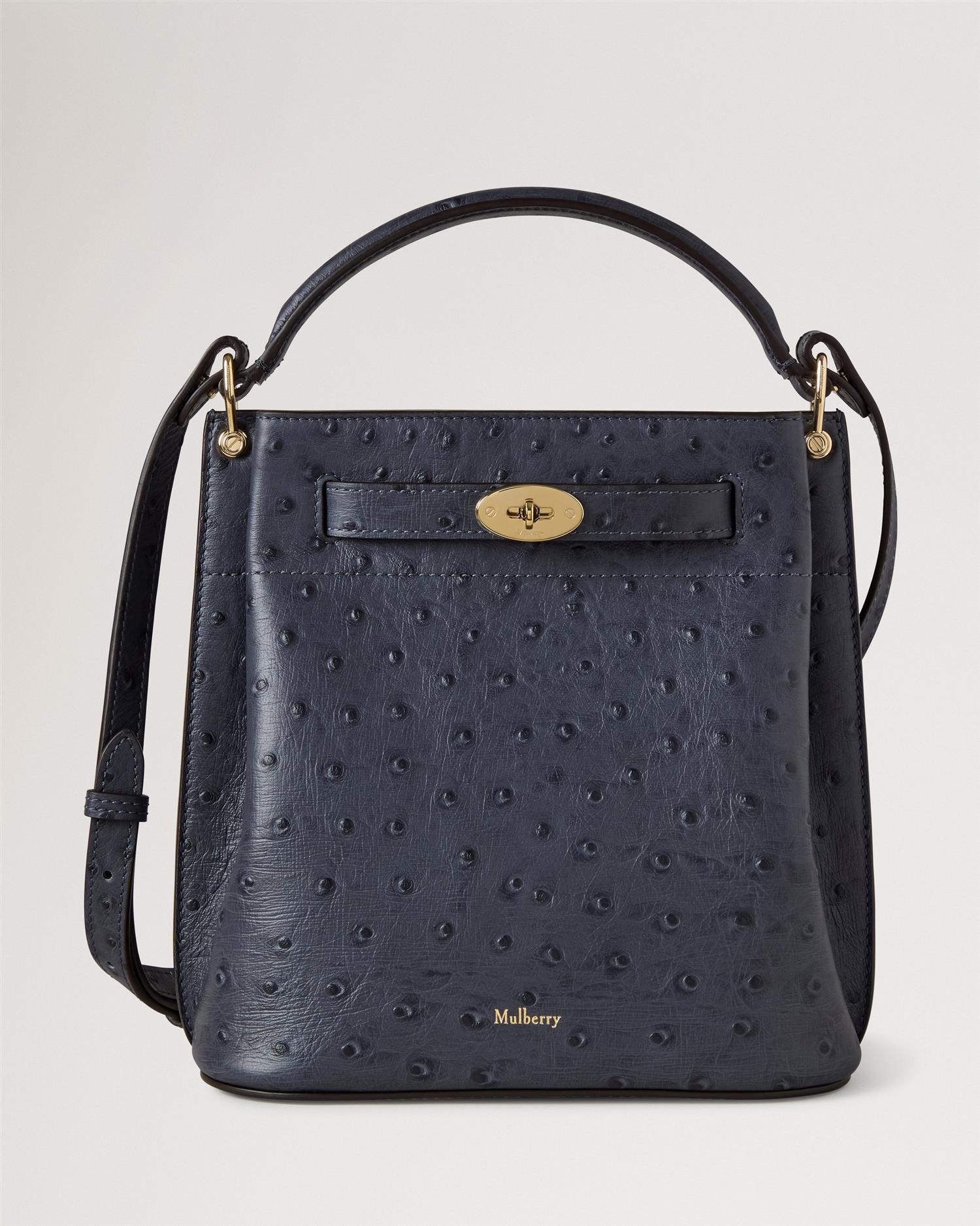 Islington Bucket Ostrich Print