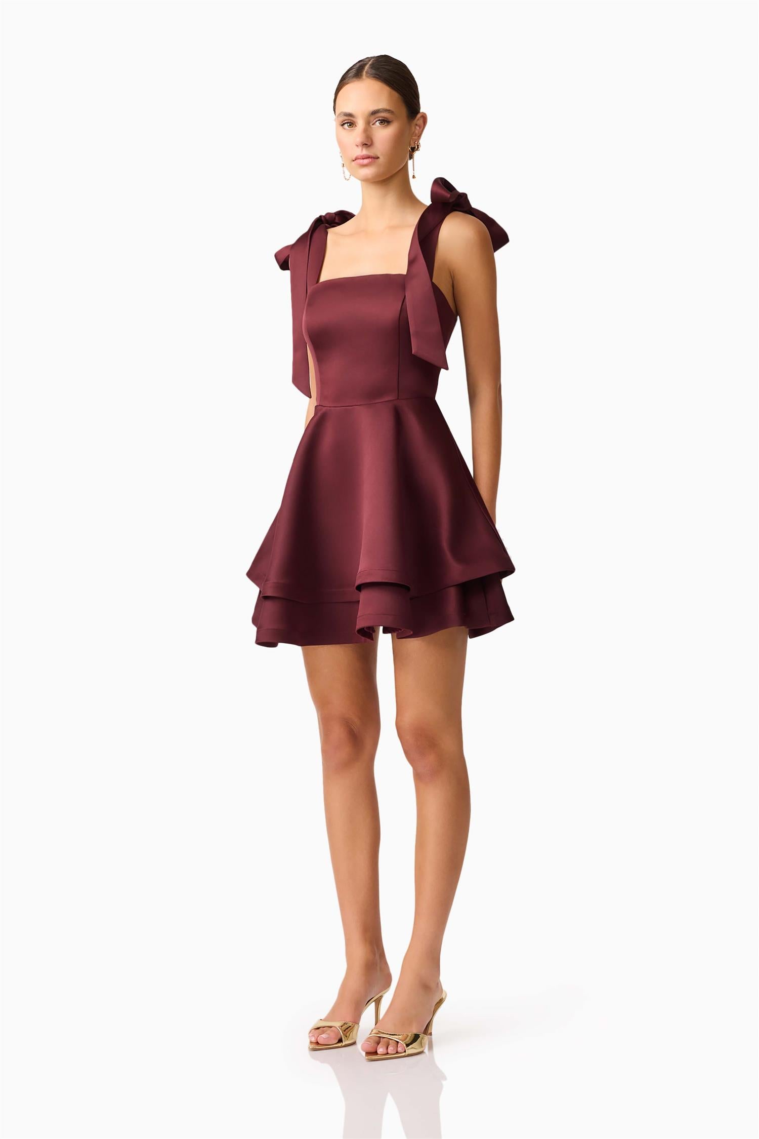 Livia Mini Dress Berry