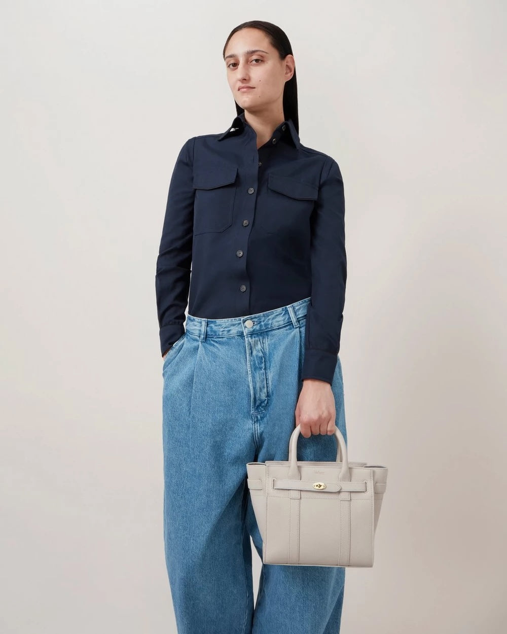 Mini Zipped Bayswater Chalk SCG
