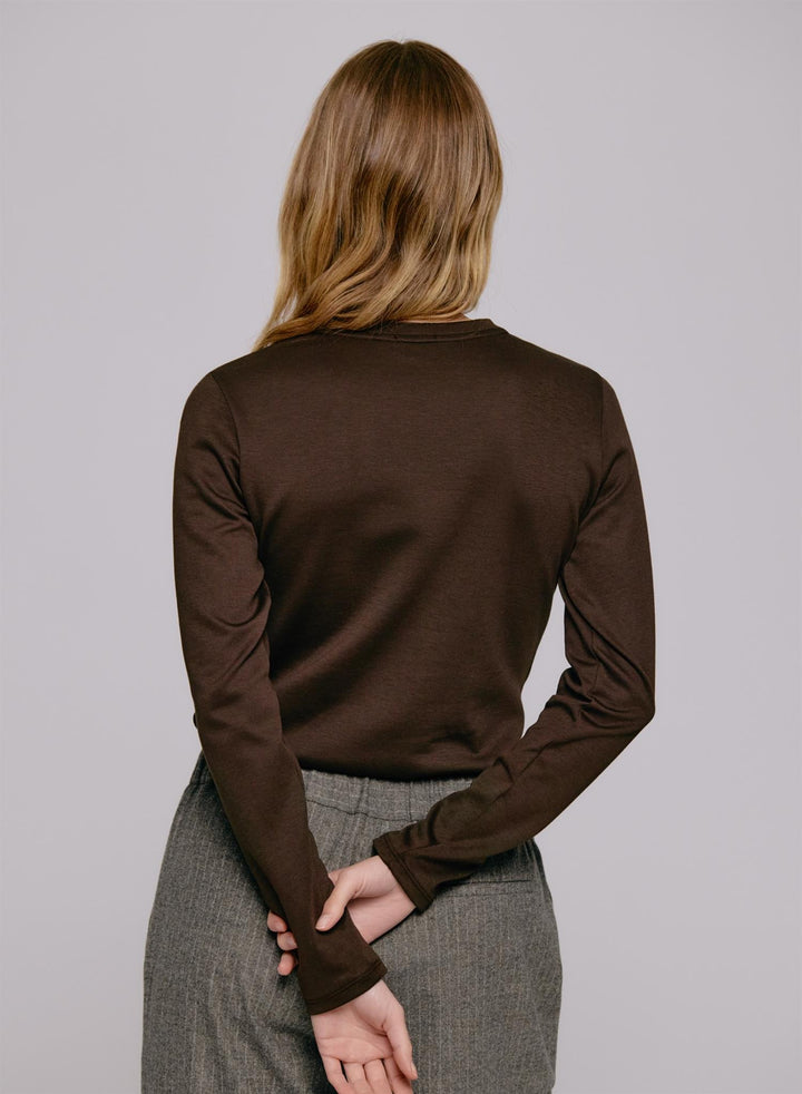 Andrea Longsleeve Brown