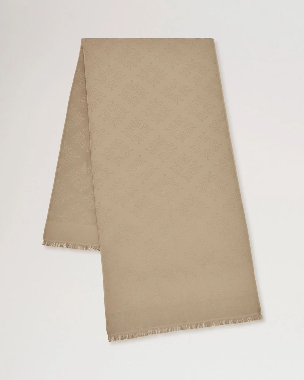 Mulberry Tree Rectangular Scarf 45 x 180 Linen Green