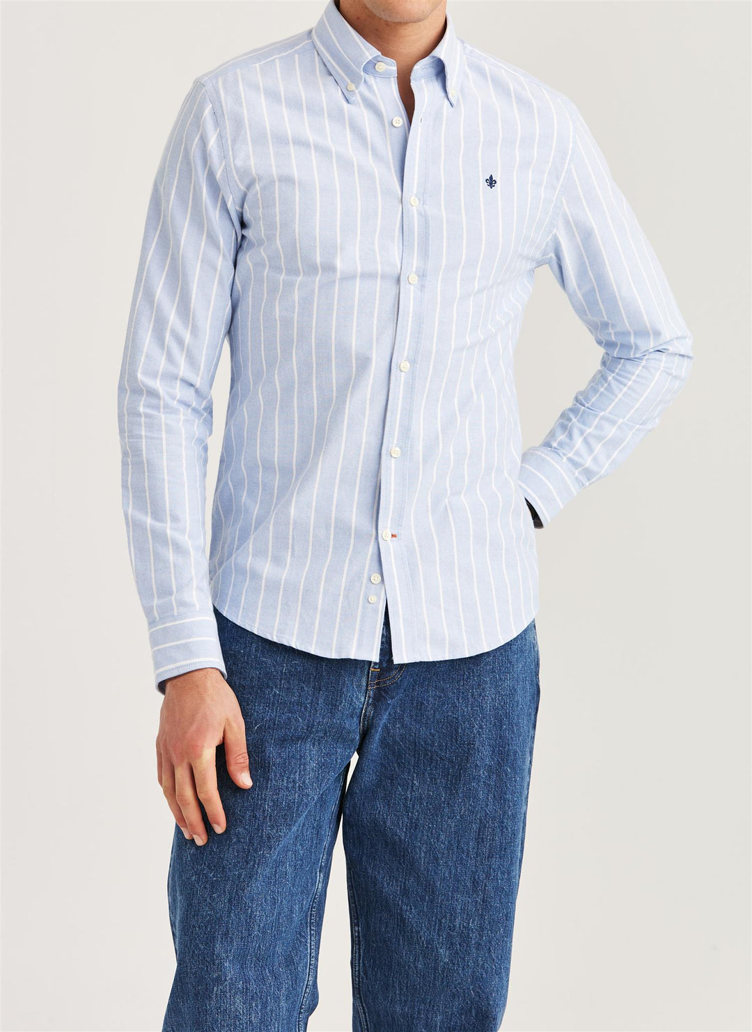 Douglas Oxford Stripe - Light Blue