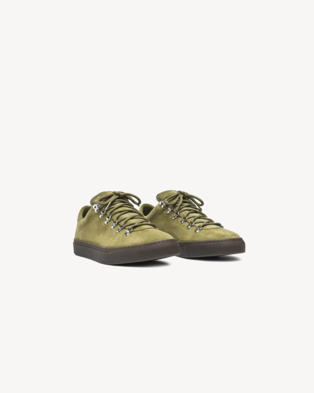 Marostica Low - Green Moss Suede