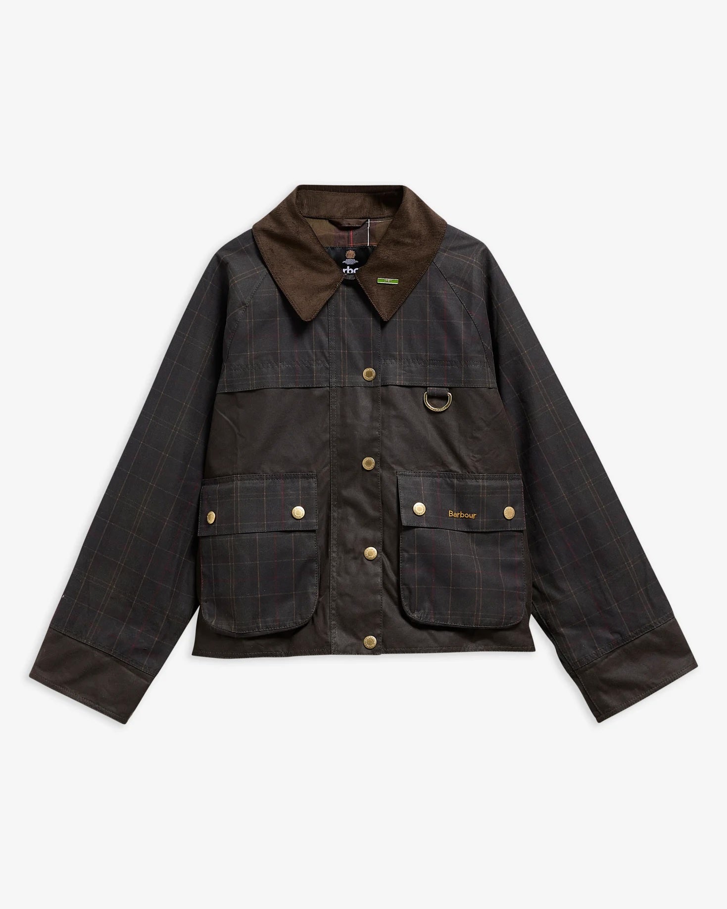 Tartan Reimagined Icons Tartan Spey Waxed Jacket Olive