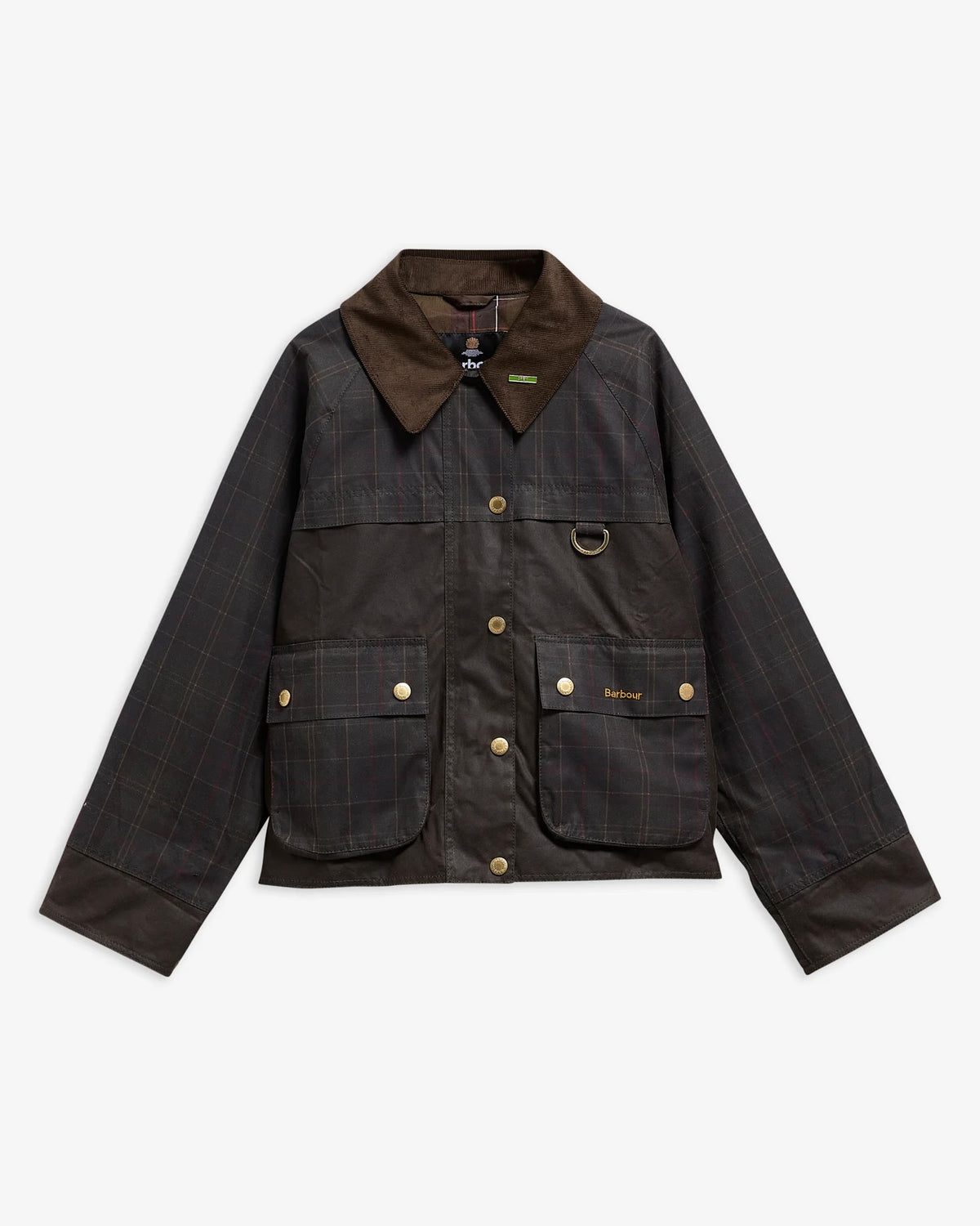 Tartan Reimagined Icons Tartan Spey Waxed Jacket Olive