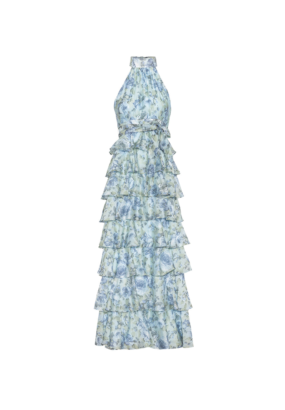 Lolina Angel Maxi Halterneck Midnight Bloom