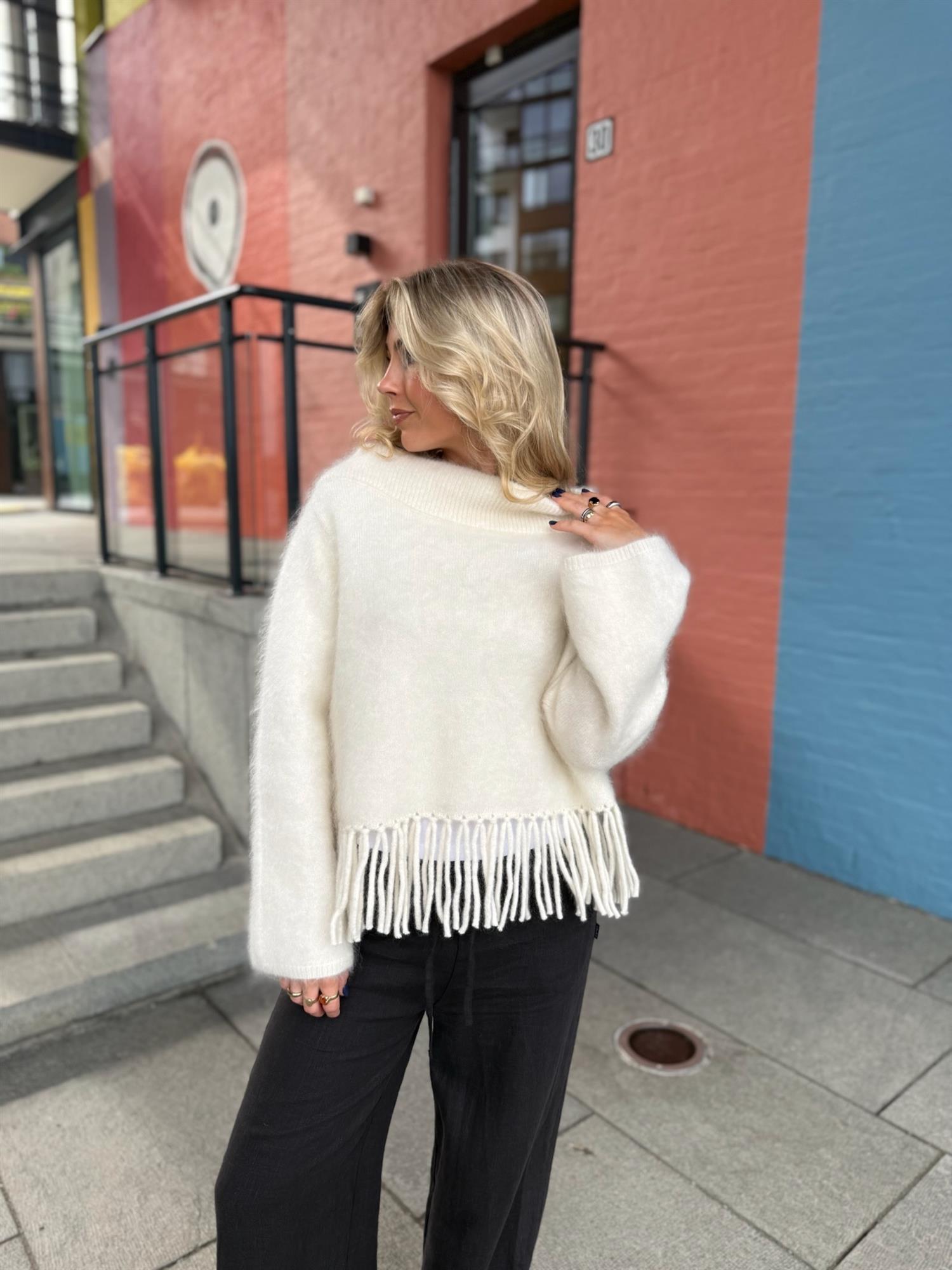 Gine Chunky Sweater Bright White