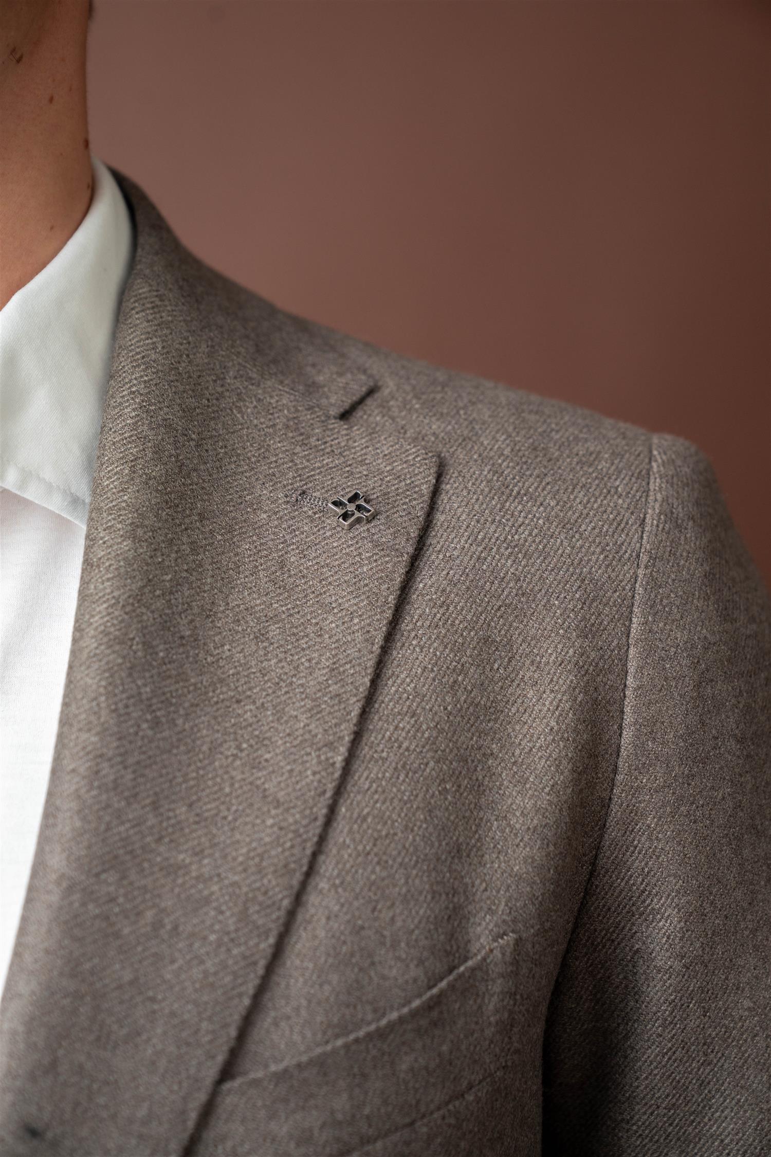 Blazer Cashmere Blend - Grå