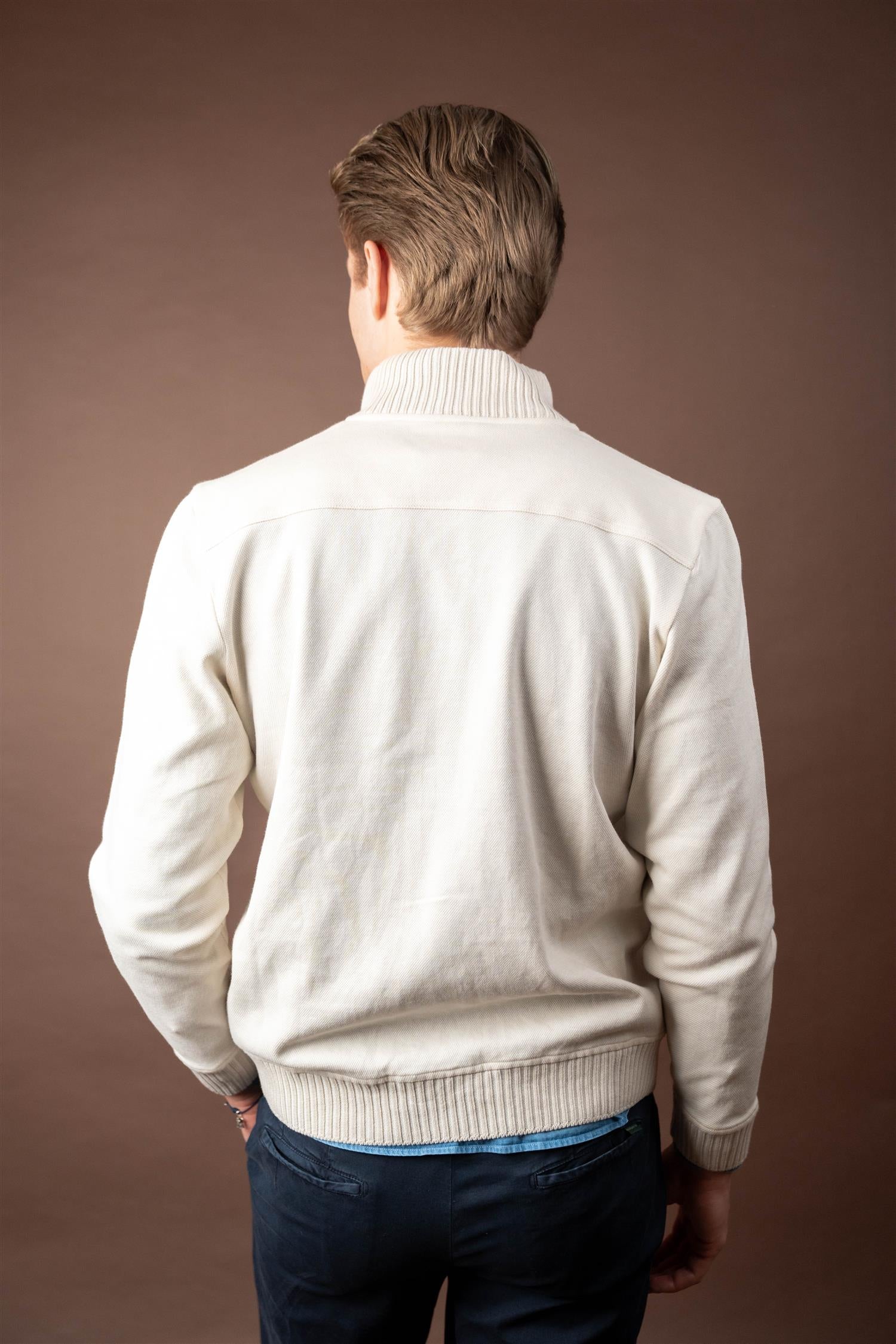 Bomber Cardigan - Panna