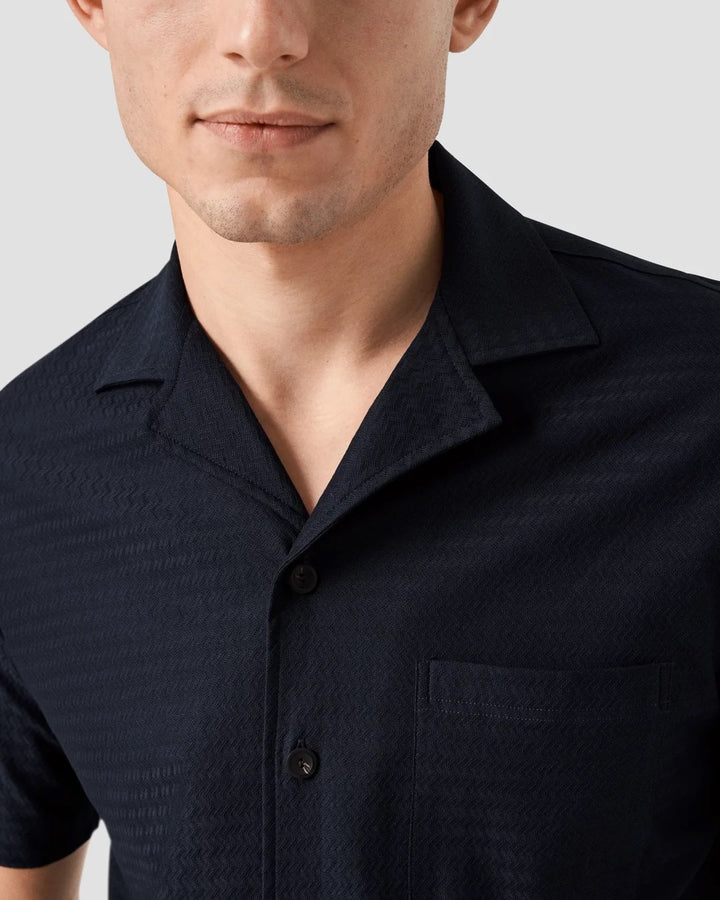 Jaquard Knitted Resort Shirt