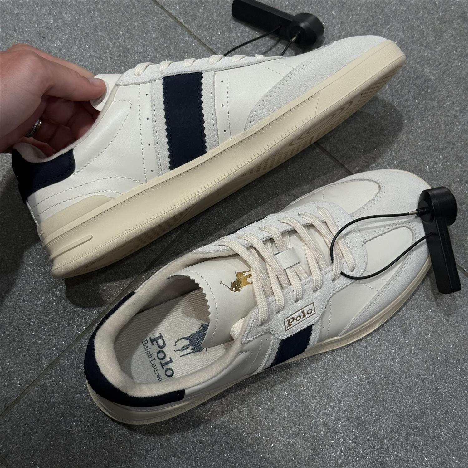 HTR Aera Sneakers Low Top Bianco/Navy