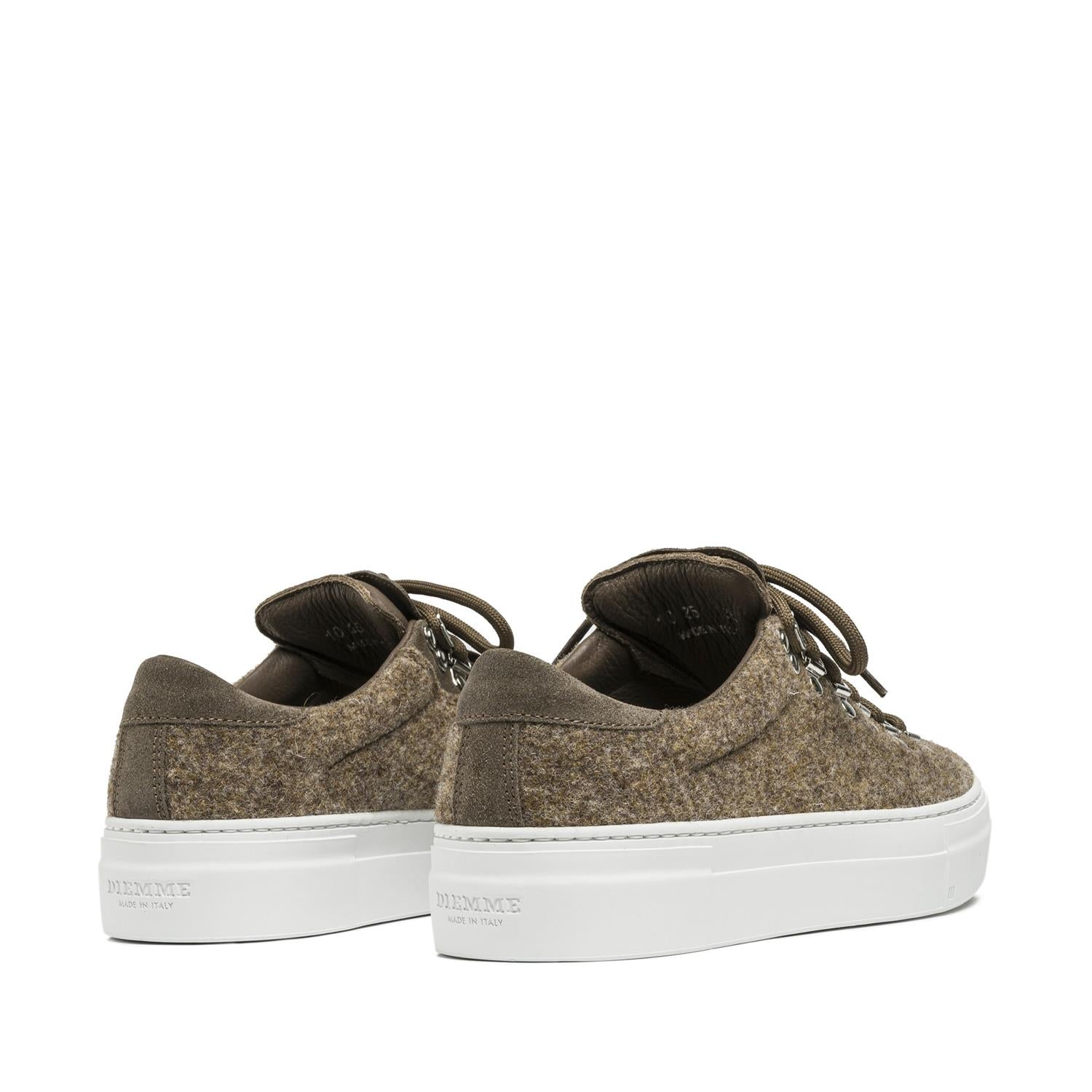 W Marostica Low Platform Beige Woolfelt