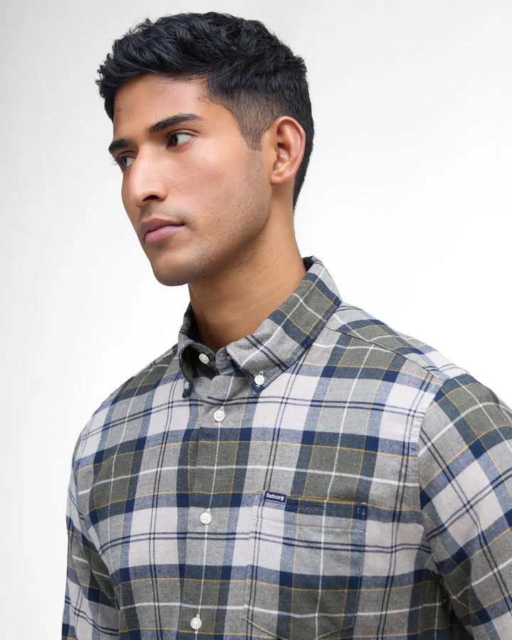 Fortrose Tailored Shirt - Forest Mist