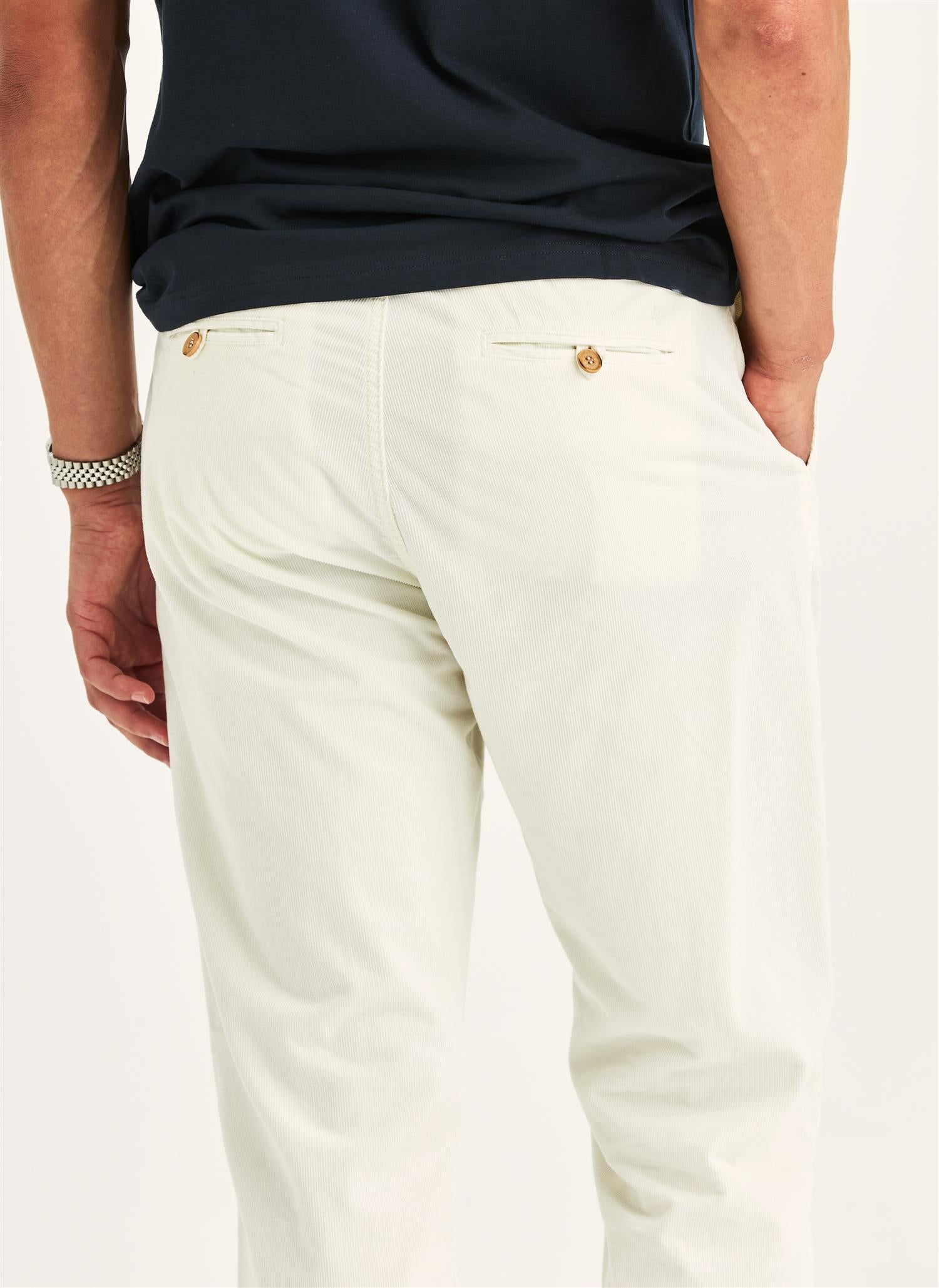 Fenix Cord Trouser - Off White