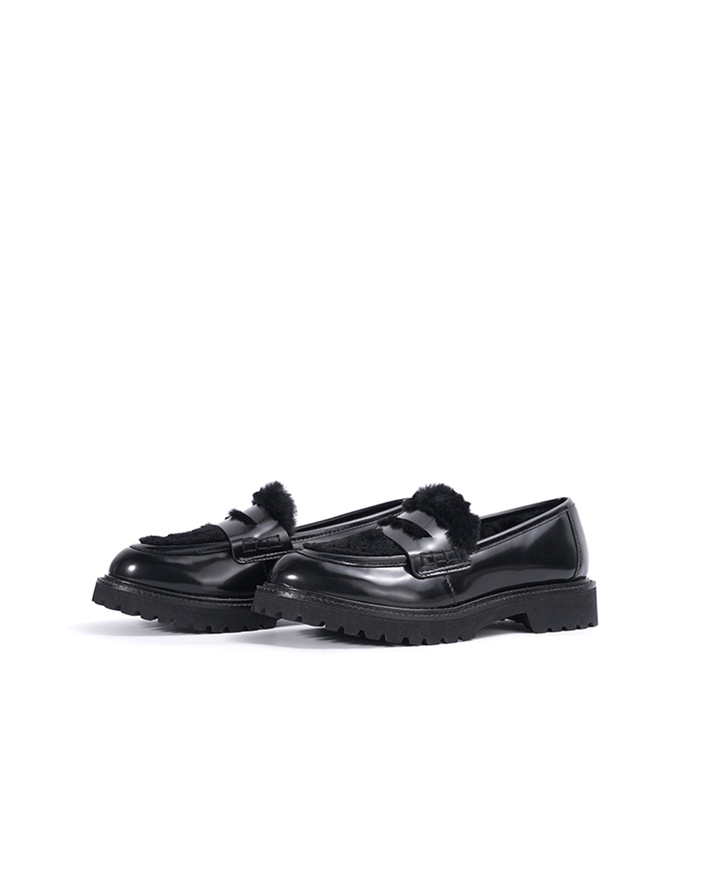 Shearling Loafer Black