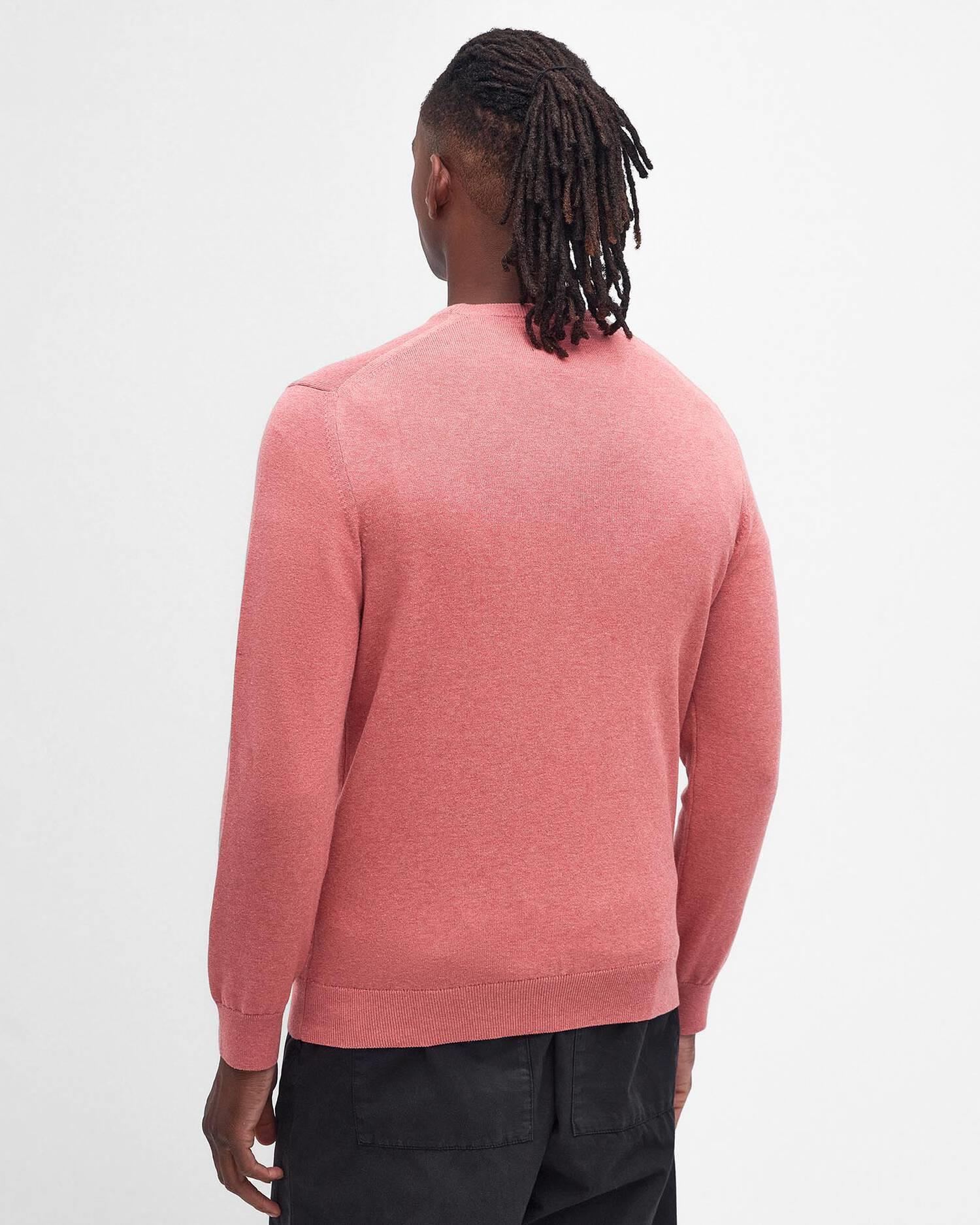 Pima Cotton Crewneck - Pink Clay