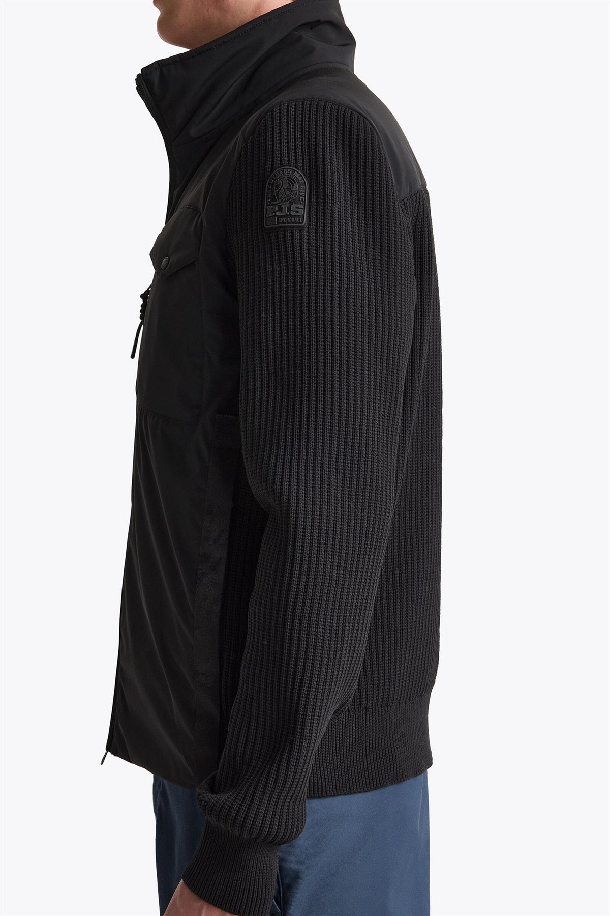Full Zip Cardigan - Black