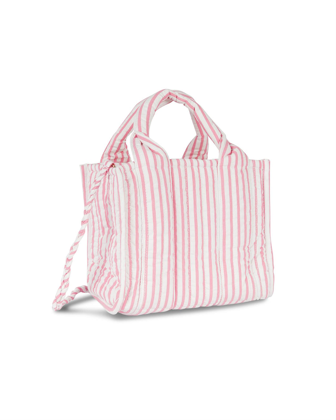 Tote Bag Small Pink Stripe