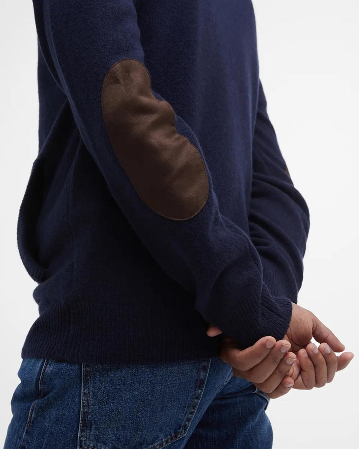 Essential Patch Zip Thru - Navy