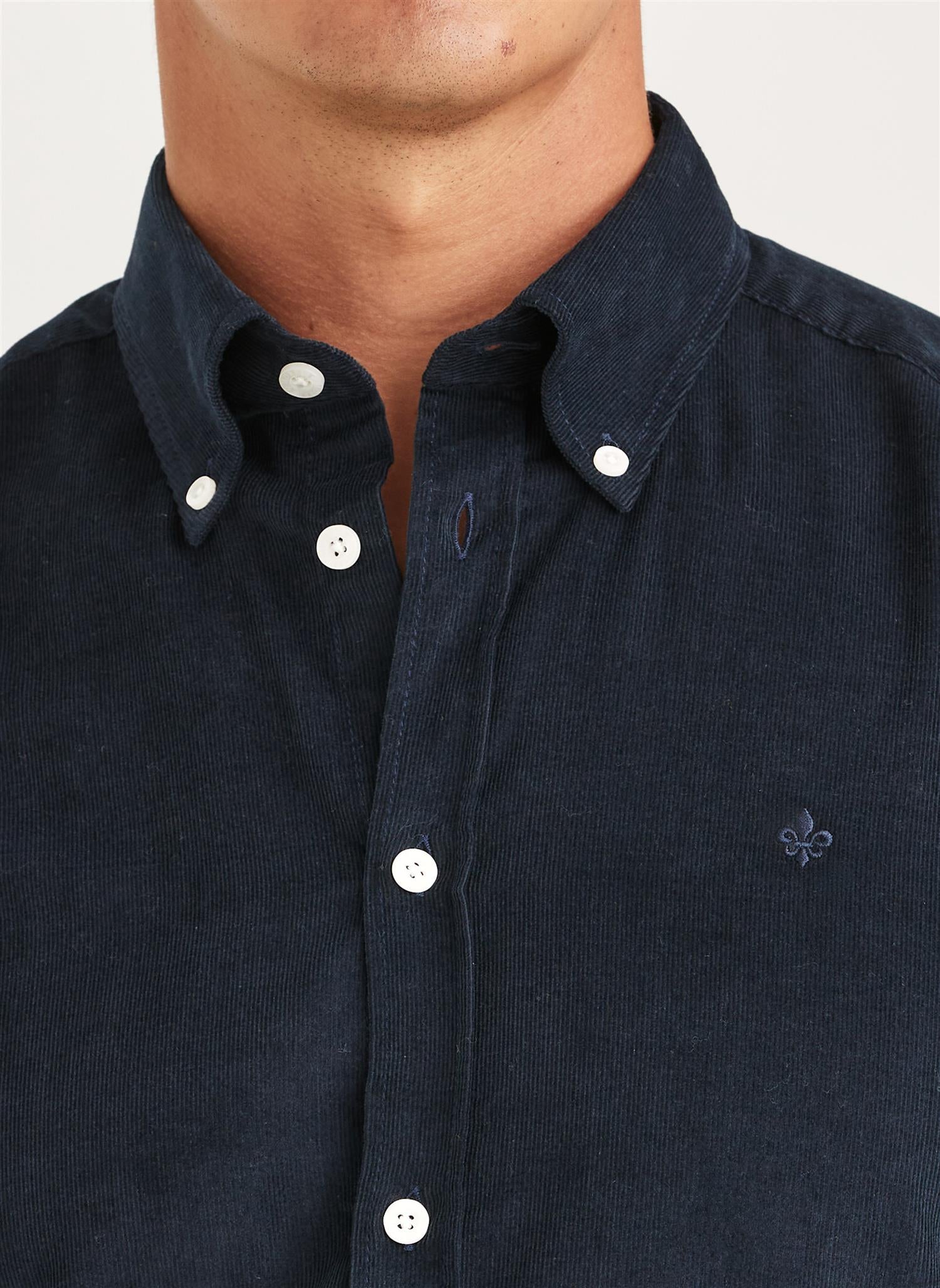 Douglas Cord Shirt - Blue